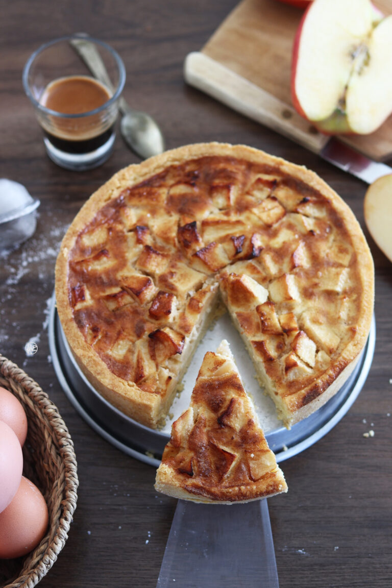 Tarte normande sans gluten - La Cassata Celiaca