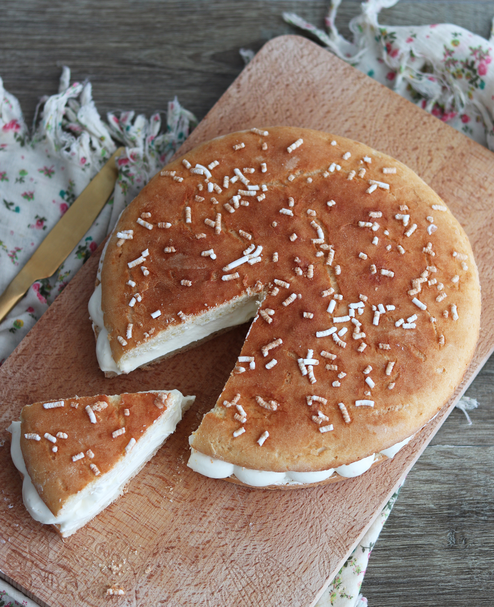 Tarte Tropézienne senza glutine - La Cassata Celiaca