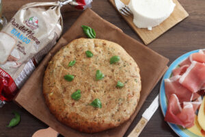 Torta di pane senza glutine con formaggio e speck - La Cassata Celiaca