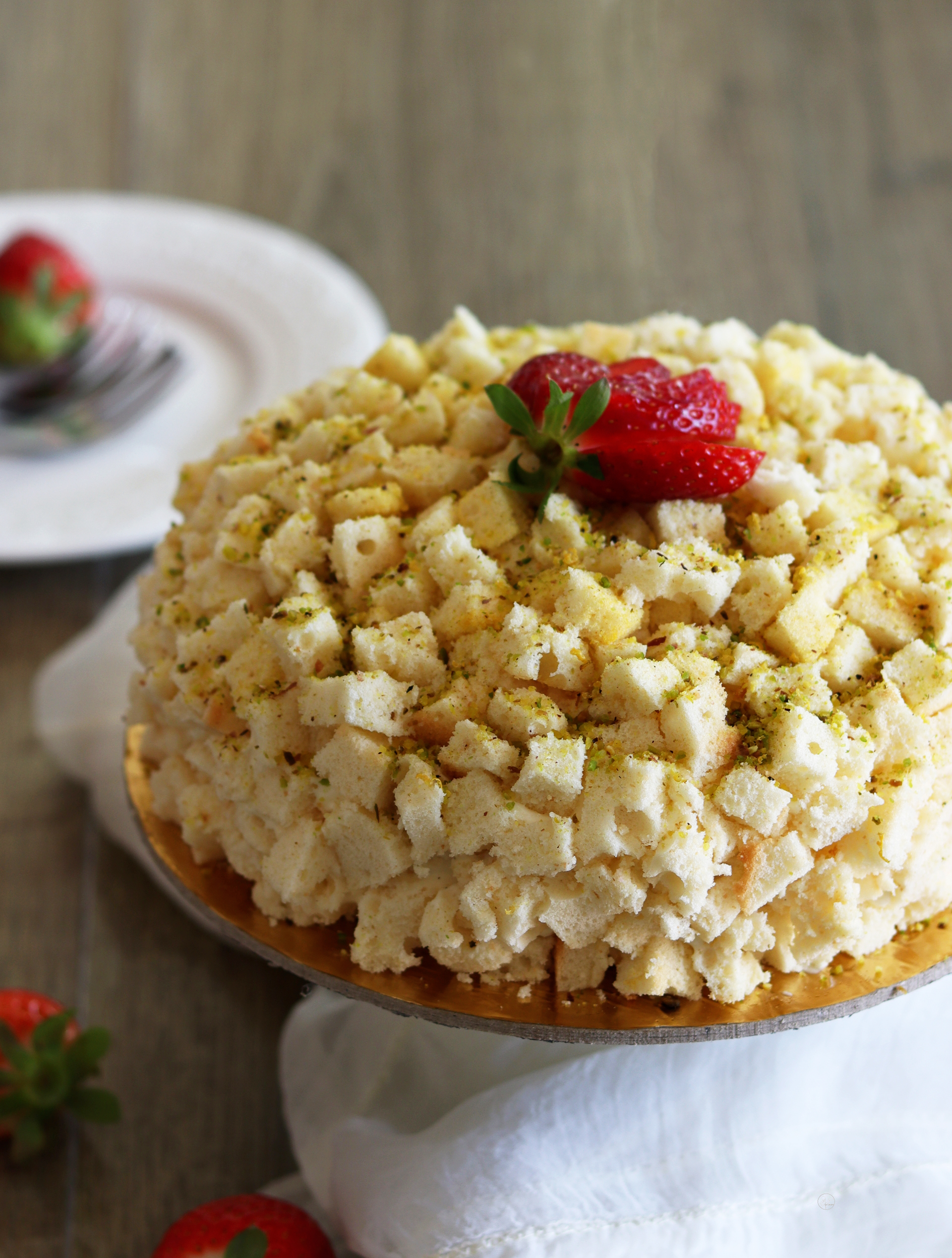 Torta mimosa senza glutine con Oro Pan di Spagna - La Cassata Celiaca