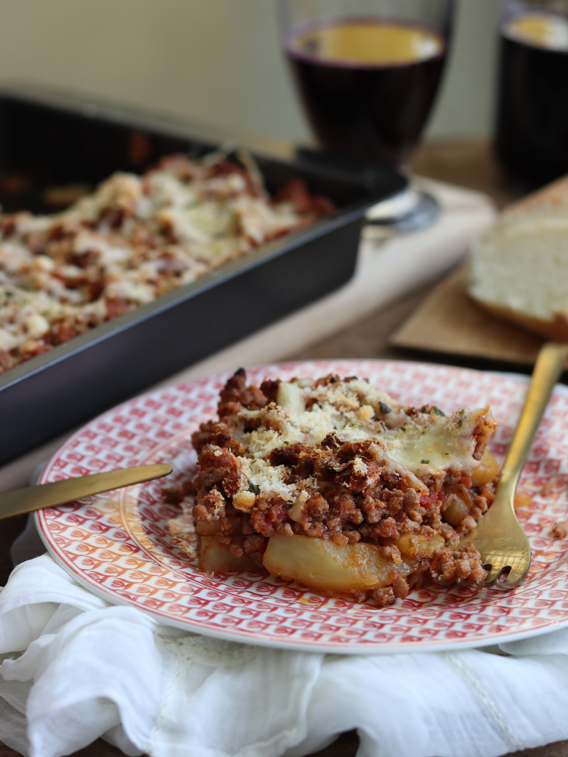 Gratin de pommes de terre et ragoût - La Cassata Celiaca