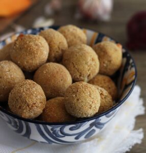 Polpette di ceci e zucca senza glutine - La Cassata Celiaca