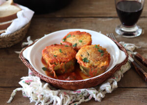 Carciofi col tappo di frittata - La Cassata Celiaca