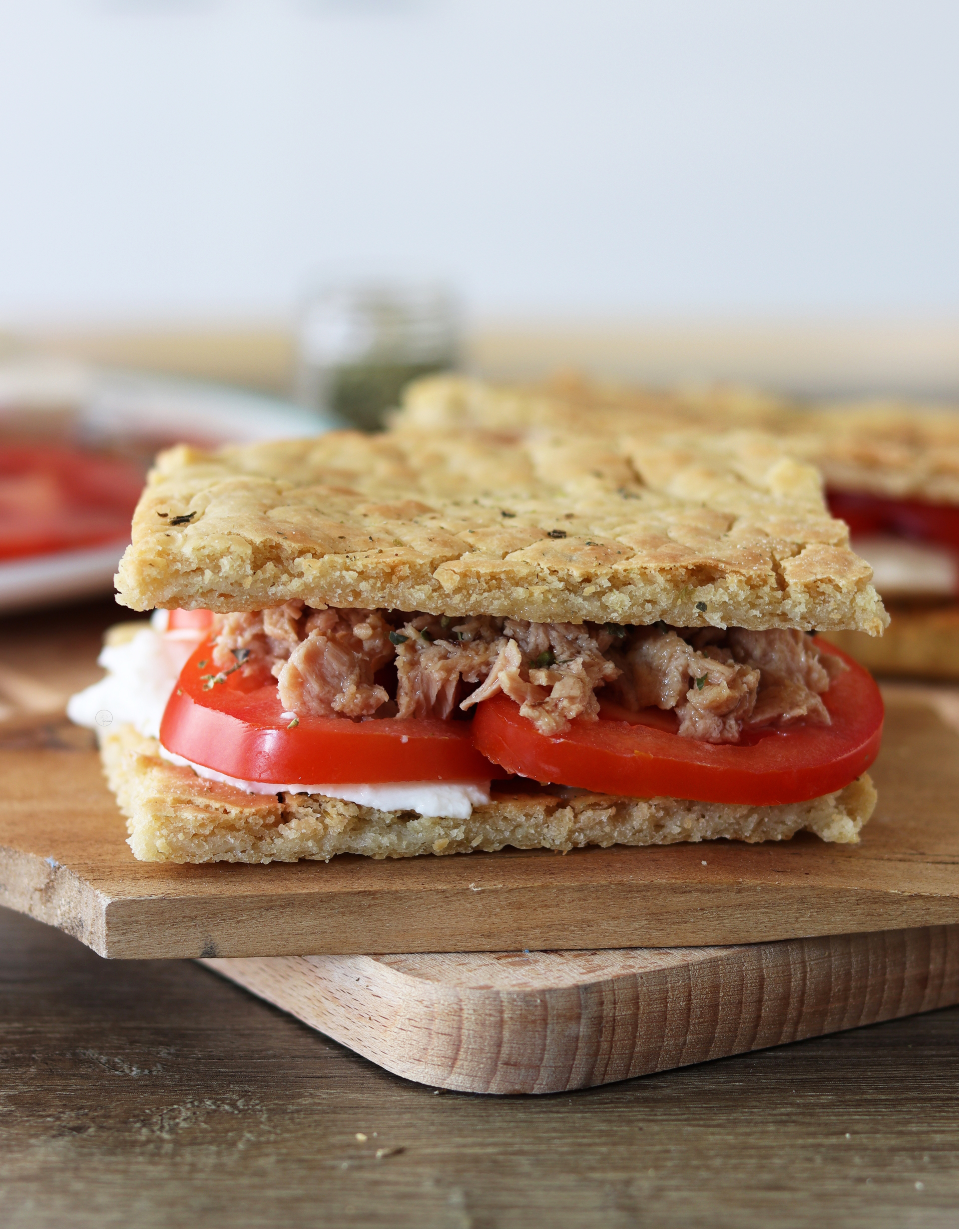 Focaccia bassa e croccante senza glutine - La Cassata Celiaca