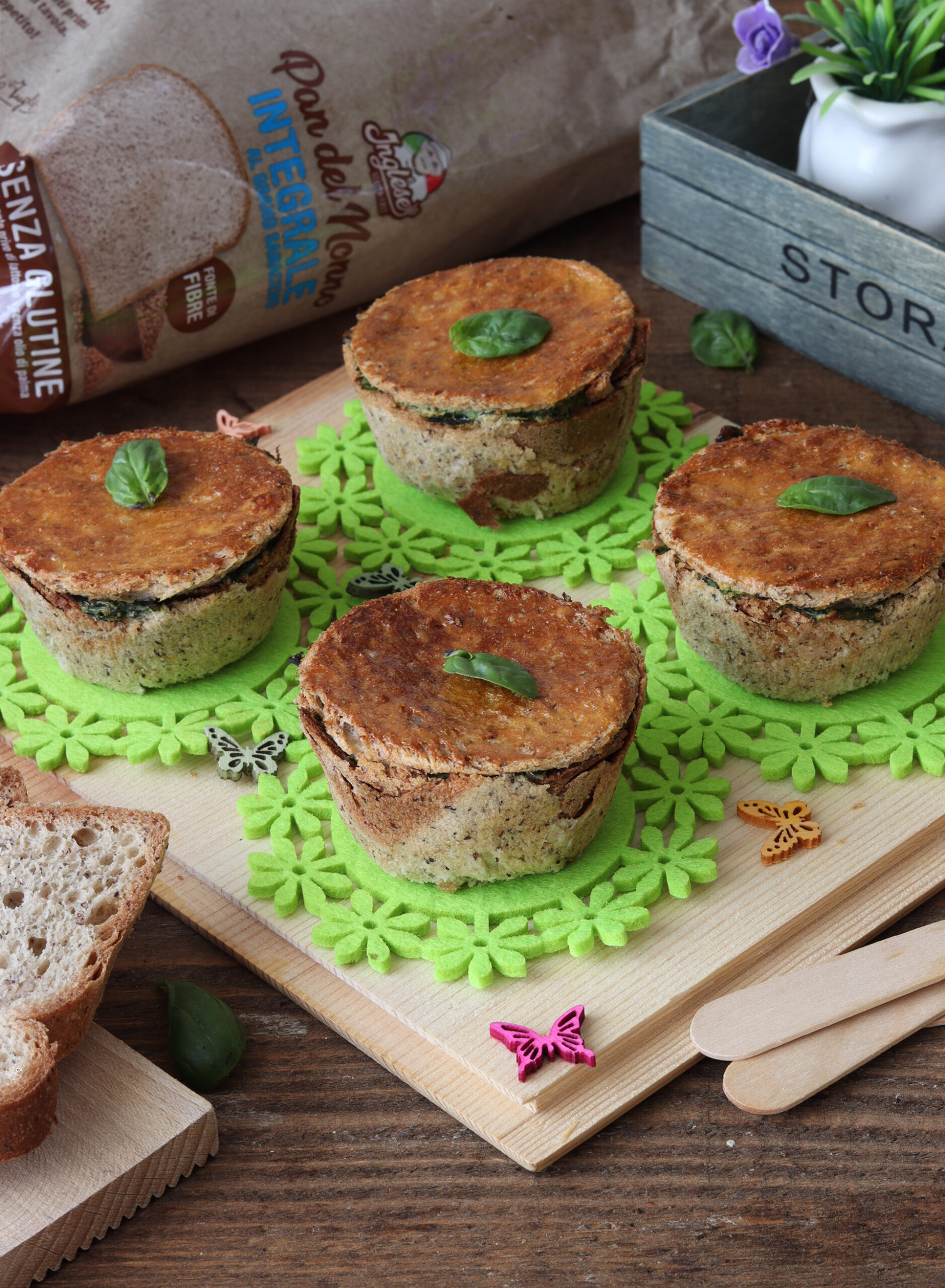 Mini torta pasqualina senza glutine - La Cassata Celiaca