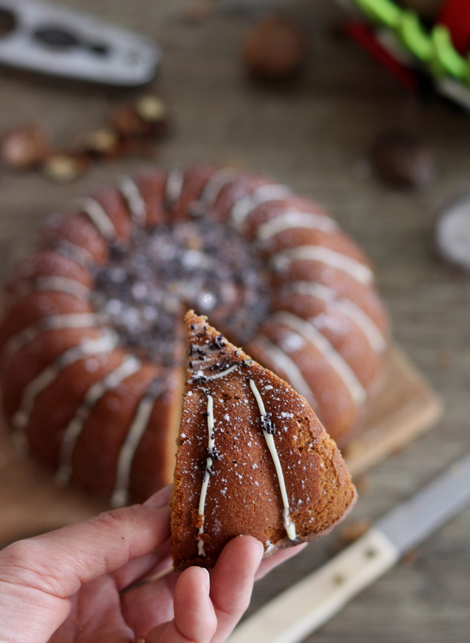Gâteau aux noix et au café sans gluten - La Cassata Celiaca
