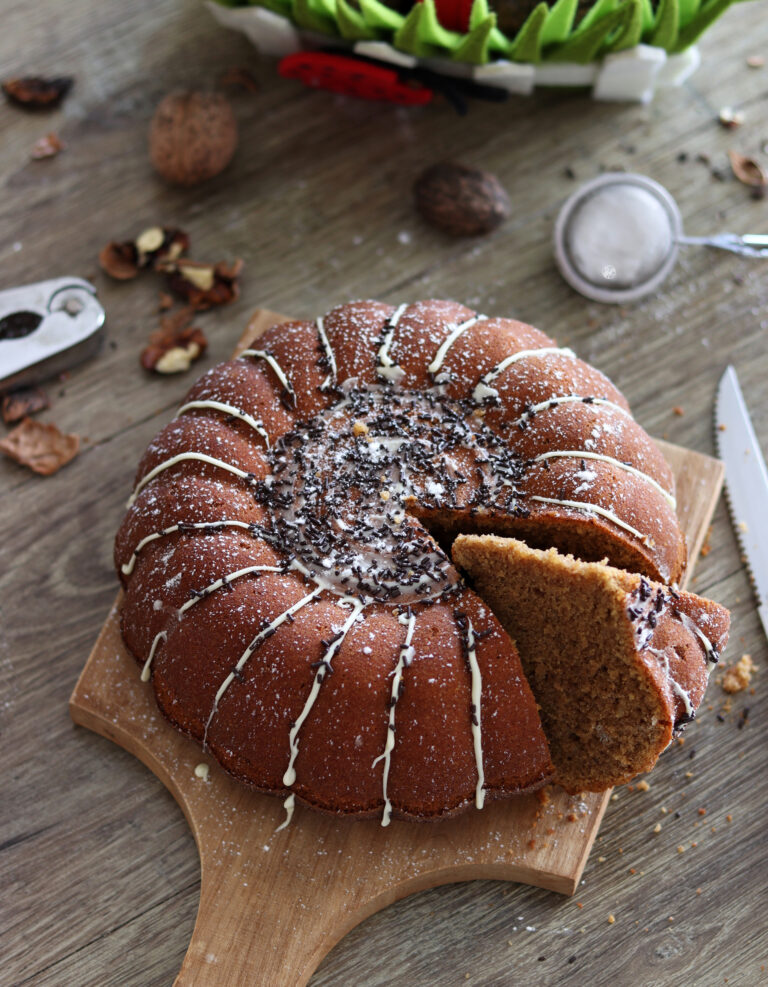 Torta di noci e caffè senza glutine - La Cassata Celiaca