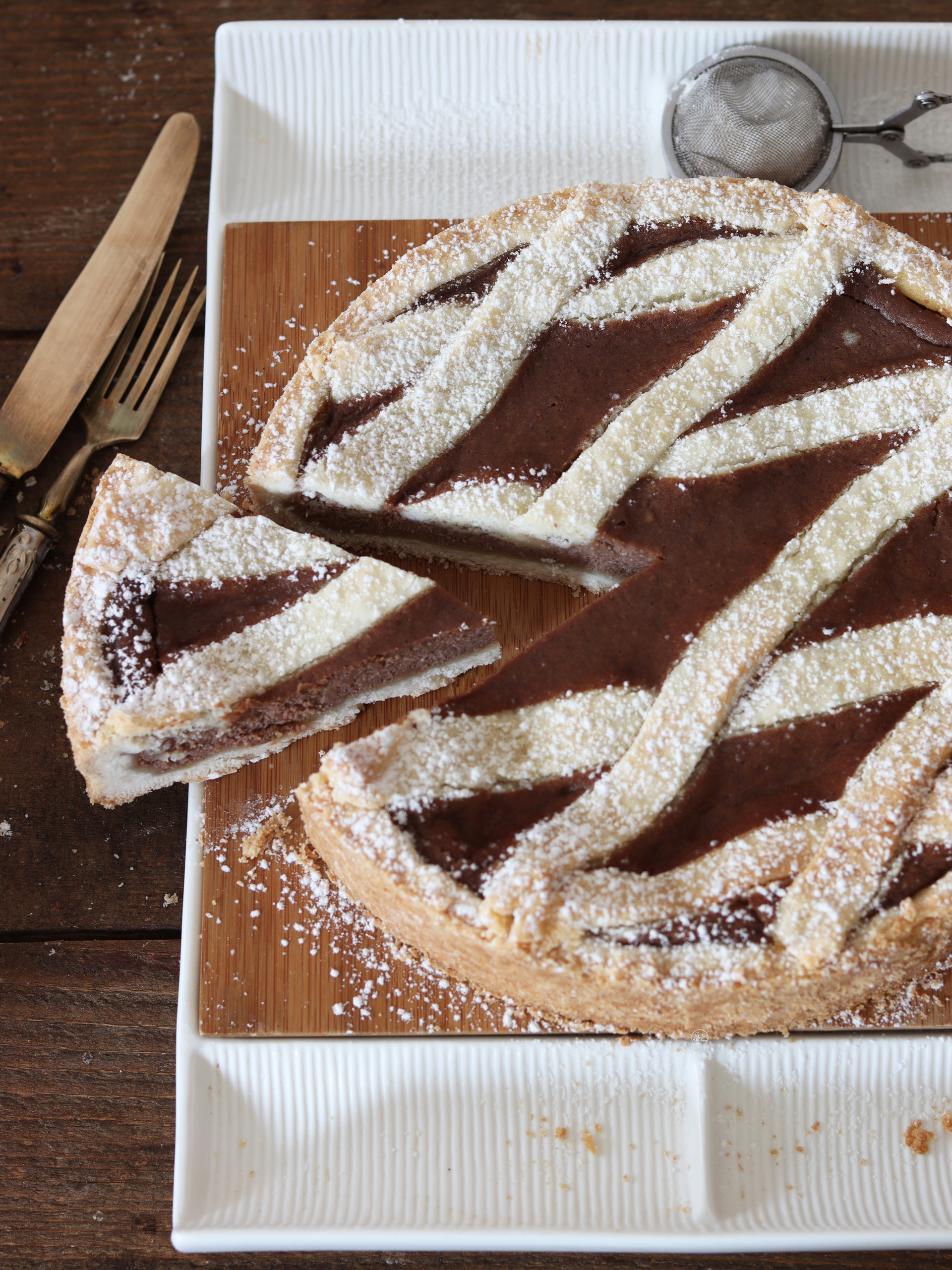 Tarte ricotta et café sans gluten (casatella terracinese) - La Cassata Celiaca