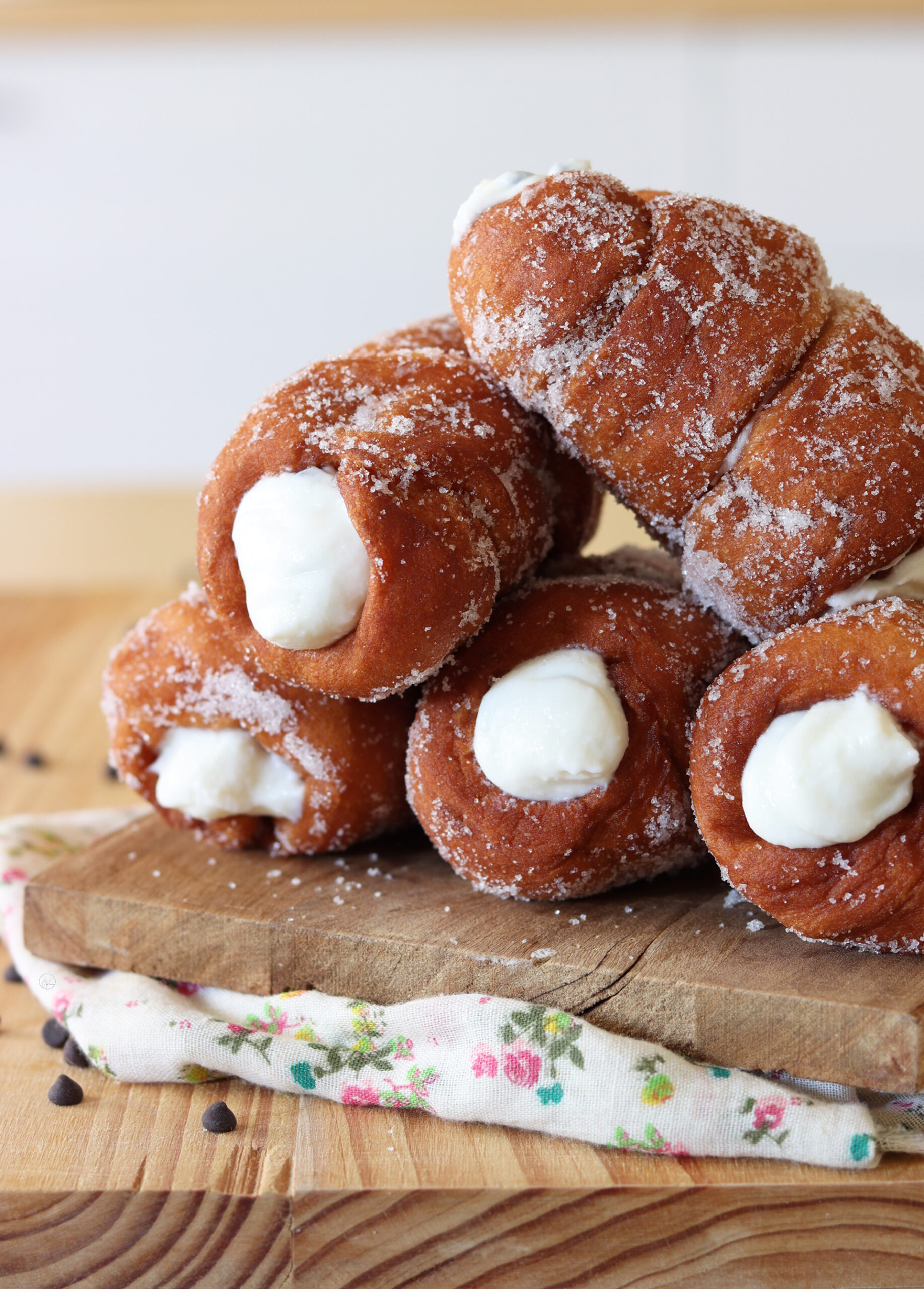 Cartocci di ricotta senza glutine con Oro Grandi Lievitati - La Cassata Celiaca Cartocci di ricotta senza glutine con Oro Grandi Lievitati - La Cassata Celiaca