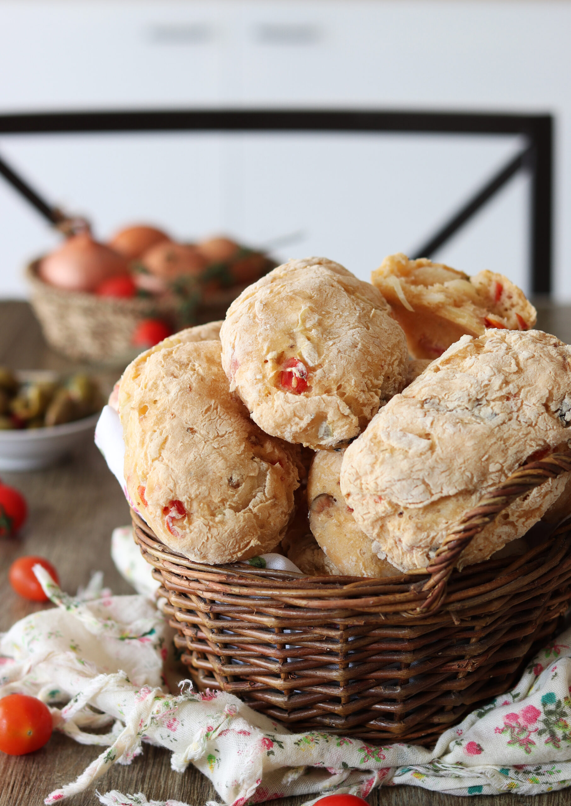 Pizzi leccesi, petits pains aux légumes sans gluten - La Cassata Celiaca