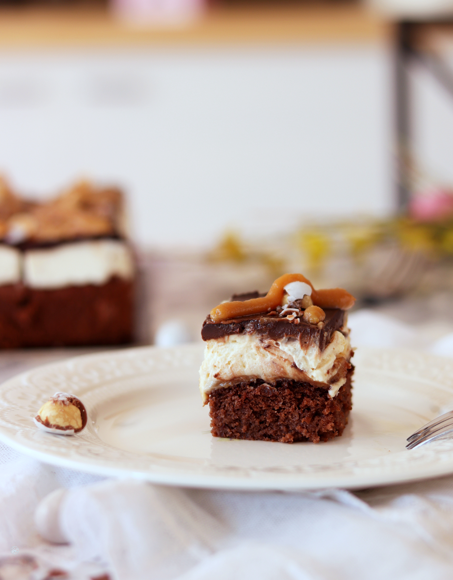 Torta al cioccolato e caramello senza glutine - La Cassata Celiaca