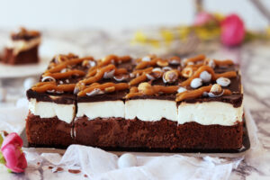 Entremets chocolat et caramel sans gluten - La Cassata Celiaca