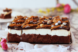 Torta al cioccolato e caramello senza glutine - La Cassata Celiaca