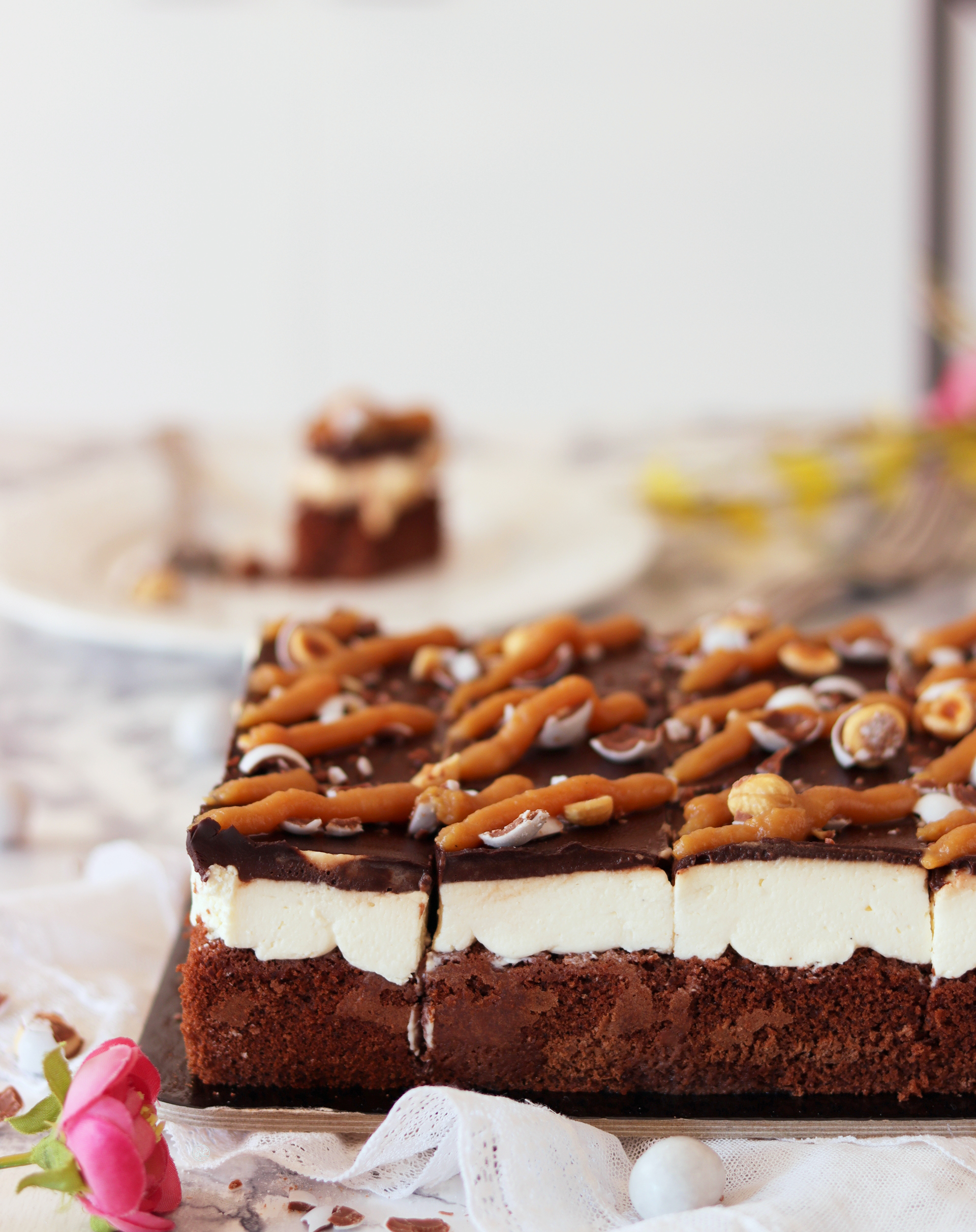 Torta al cioccolato e caramello senza glutine - La Cassata Celiaca