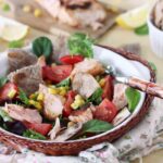 Salade de saumon à la mexicaine - La Cassata Celiaca