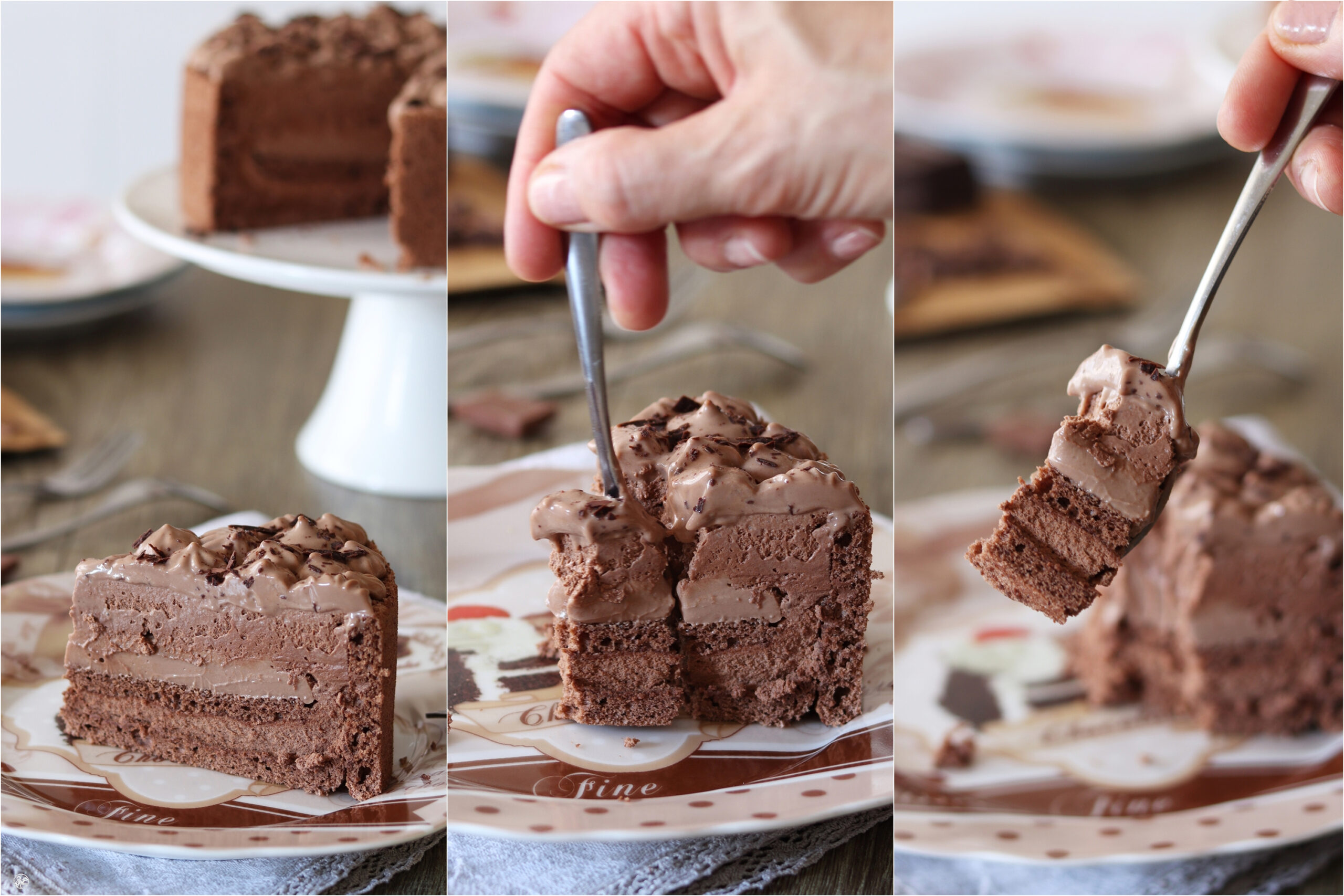 Charlotte au chocolat sans gluten - La Cassata Celiaca 