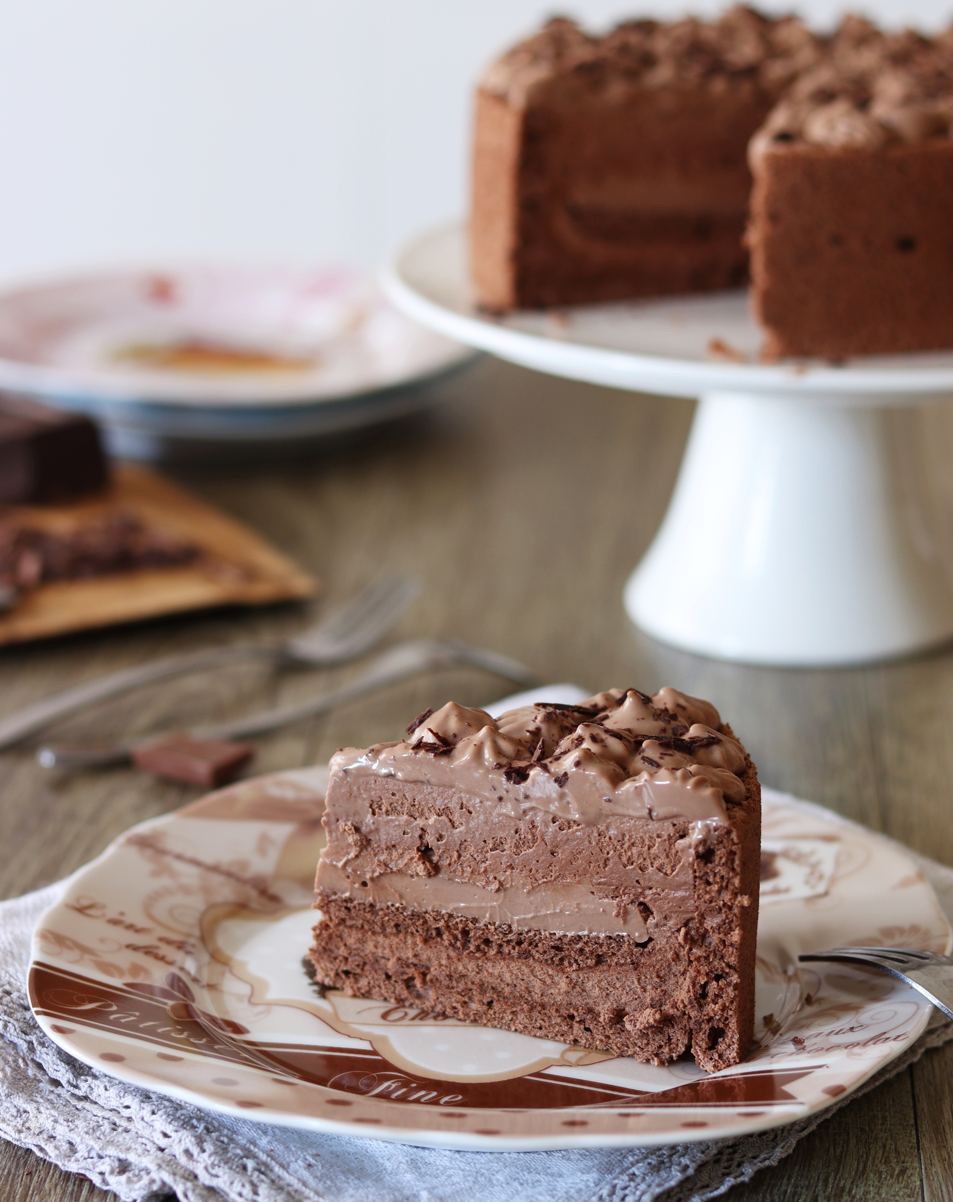 Charlotte au chocolat sans gluten - La Cassata Celiaca 