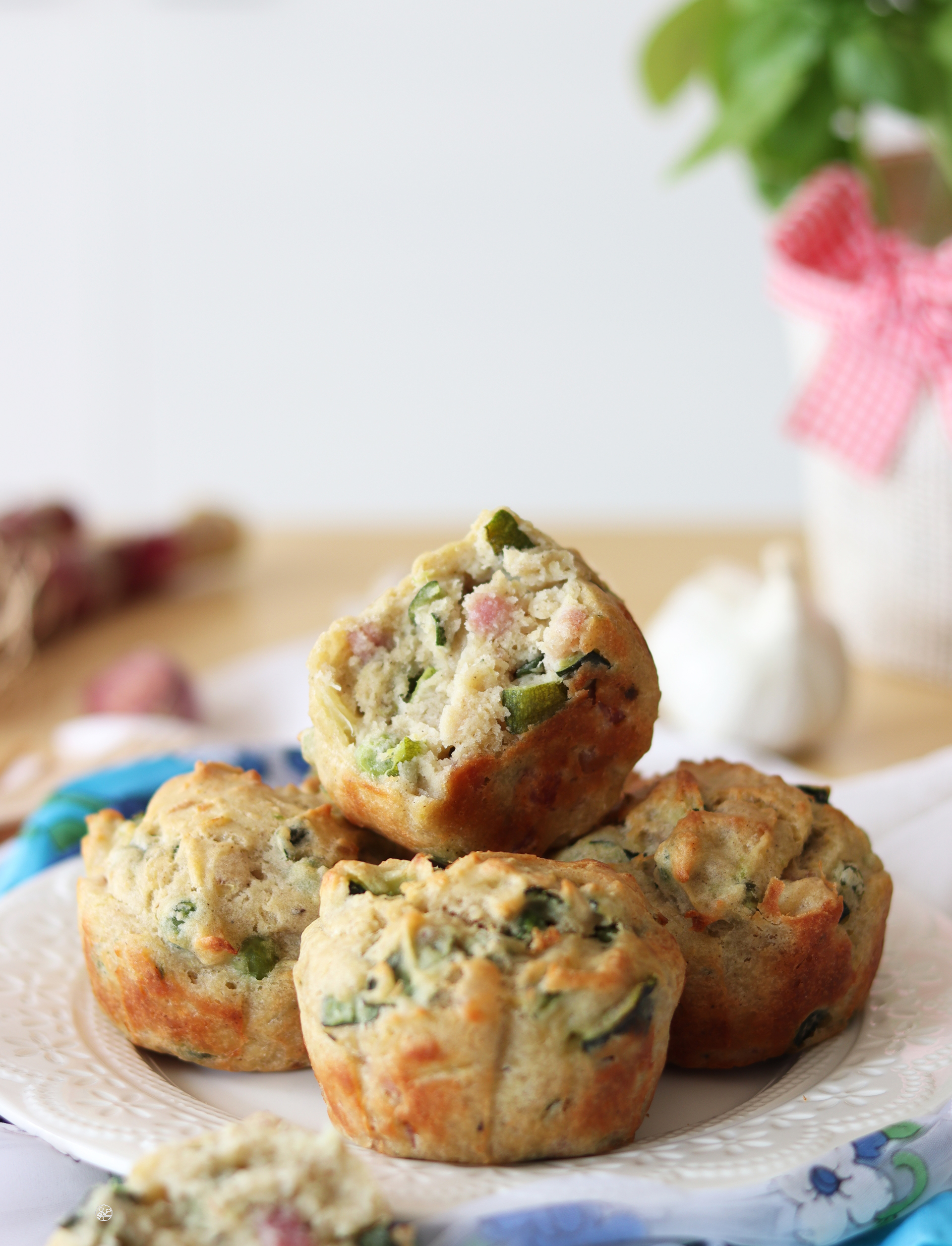 Muffins salés aux légumes sans gluten - La Cassata Celiaca