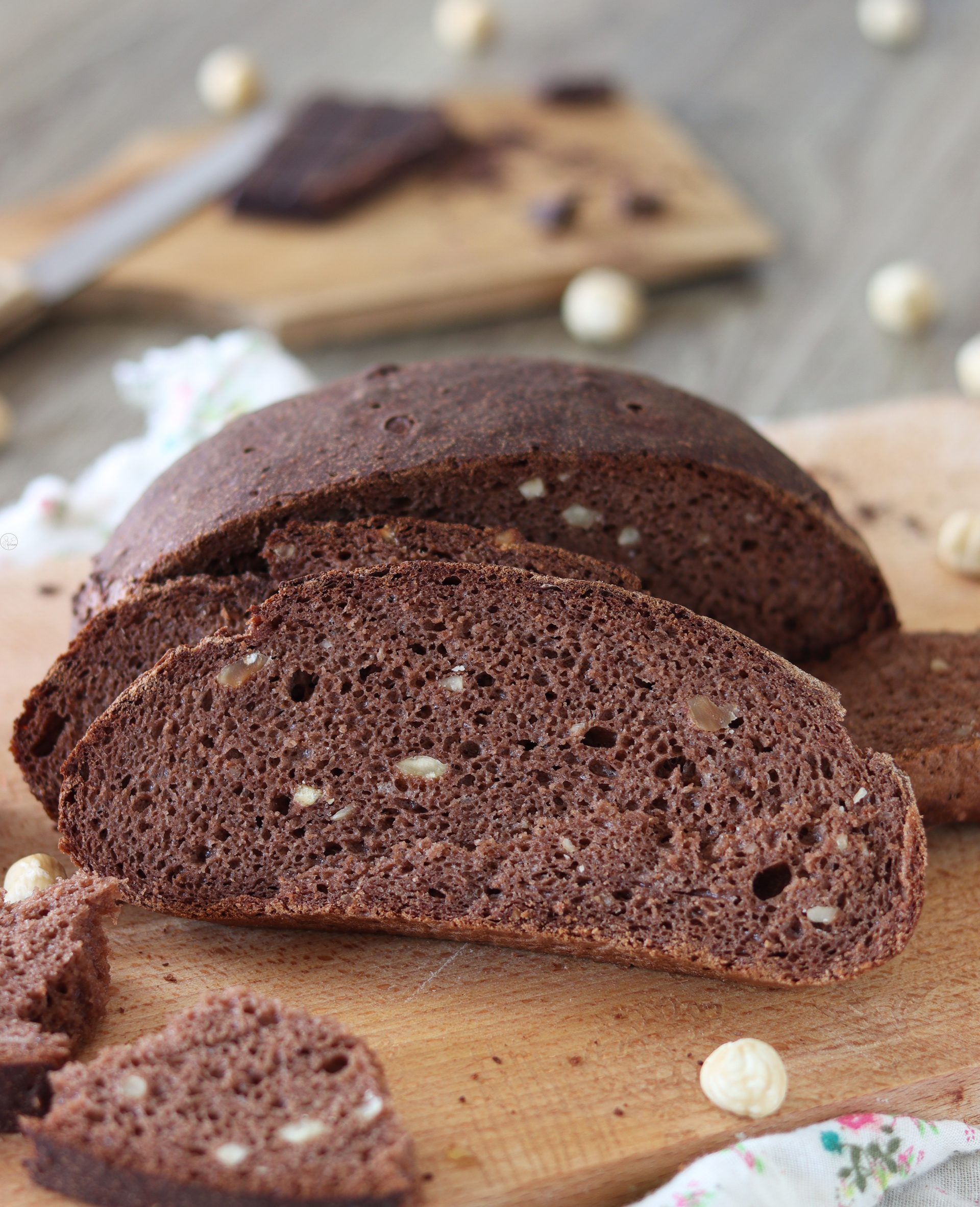 Pane al cioccolato e nocciole con Miscela Special Teff - La Cassata Celiaca