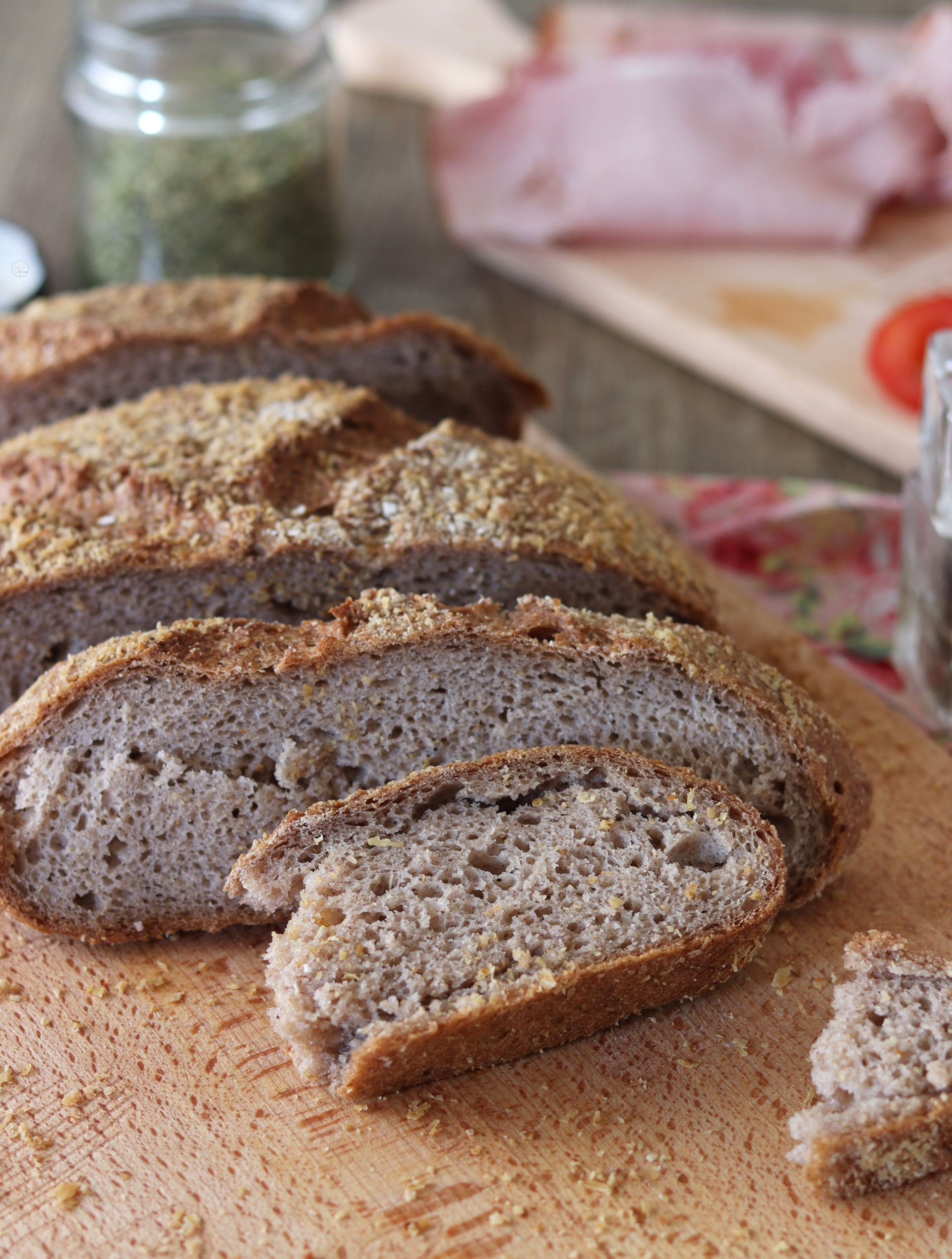 Pane integrale in 3 ore senza glutine e senza lattosio - La Cassata Celiaca Pane integrale in 3 ore senza glutine e senza lattosio - La Cassata Celiaca