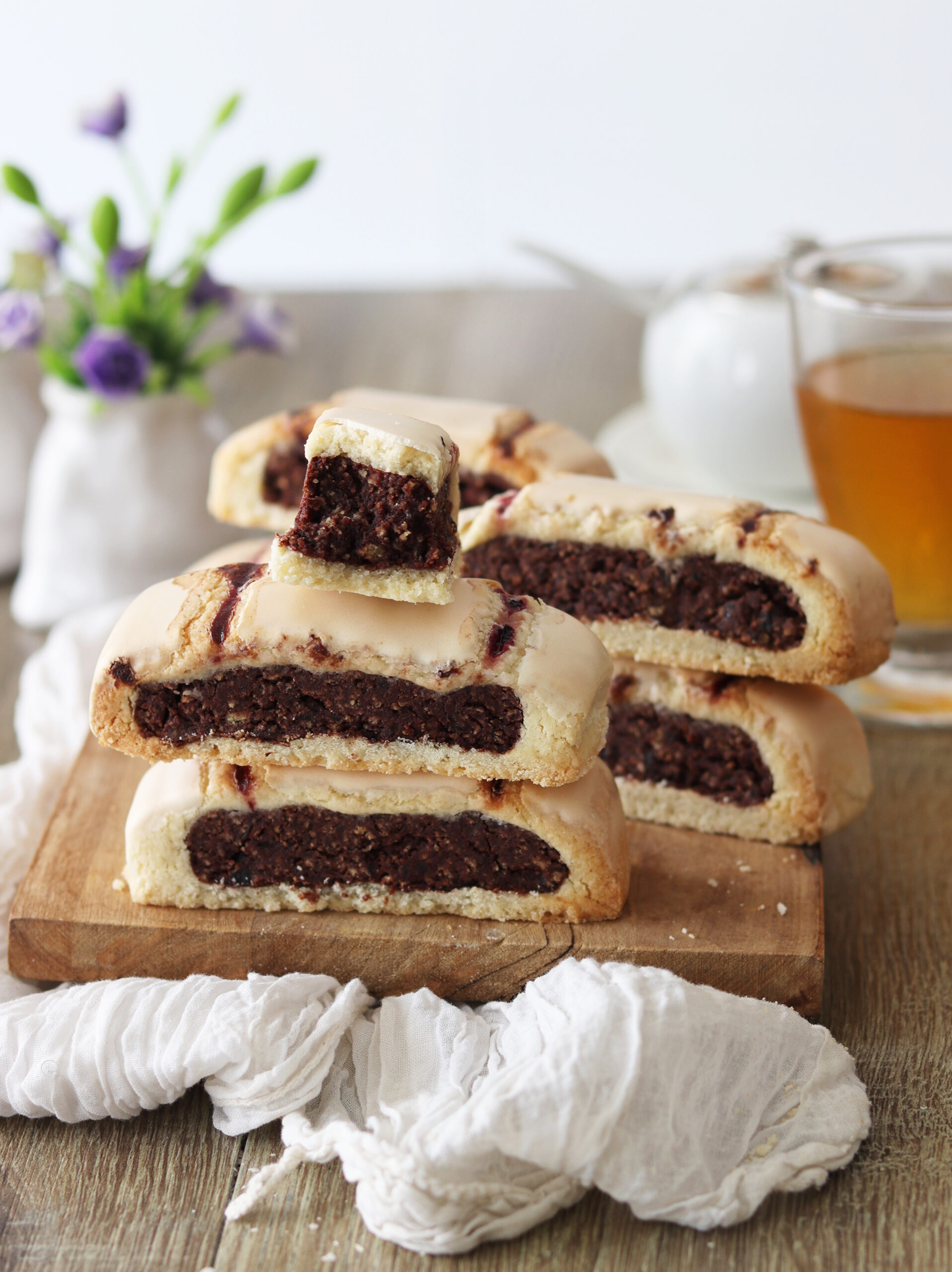 Biscuits aux cerises noires sans gluten - La Cassata Celiaca