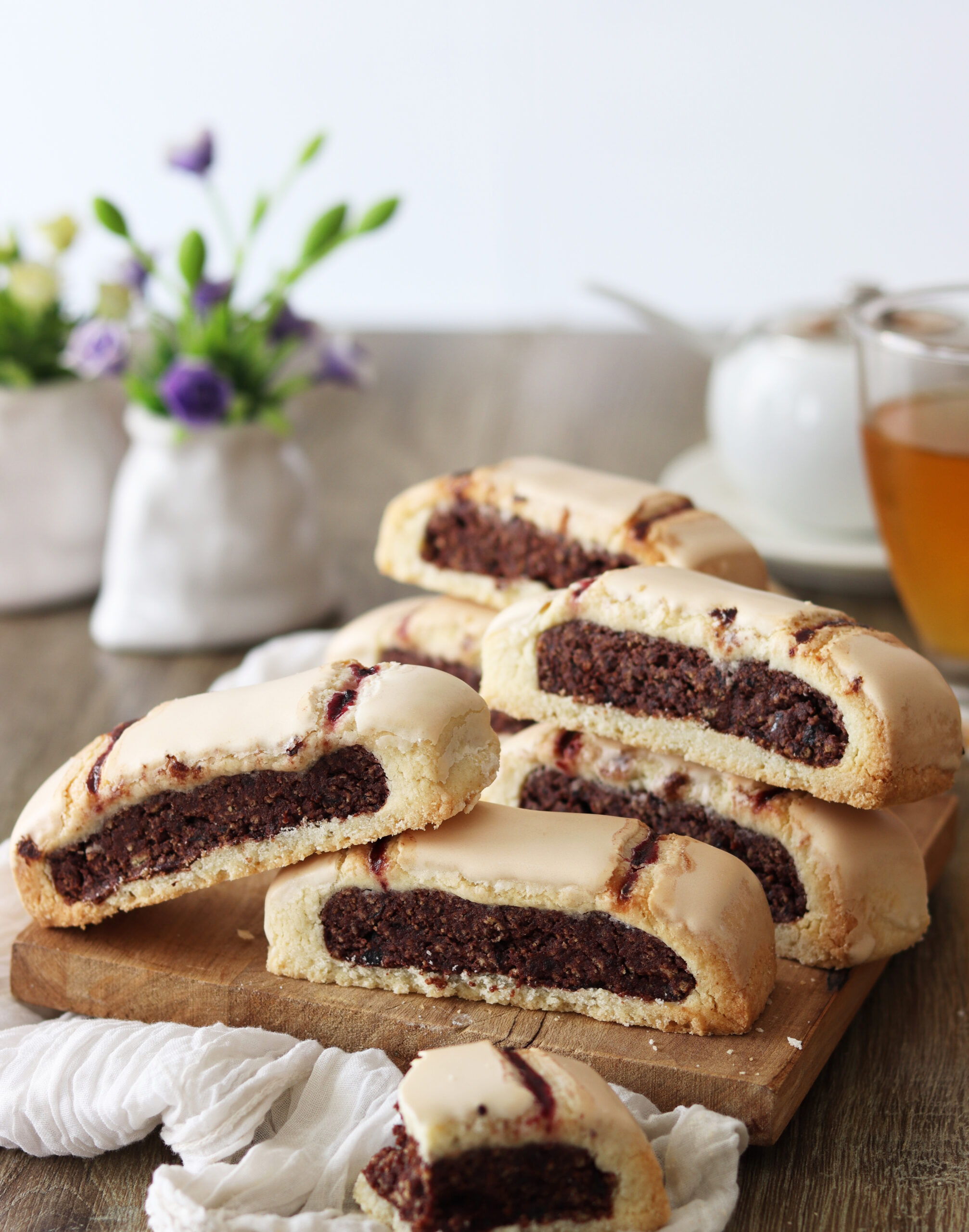 Biscotti all'amarena senza glutine - La Cassata Celiaca