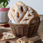 Mini fougasse sans gluten tomate et basilic - La Cassata Celiaca