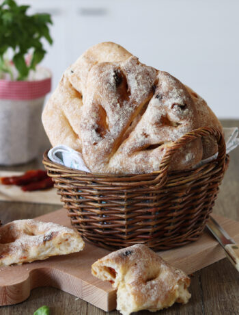 Mini fougasse senza glutine con Miscela Special Sugar Free - La Cassata Celiaca