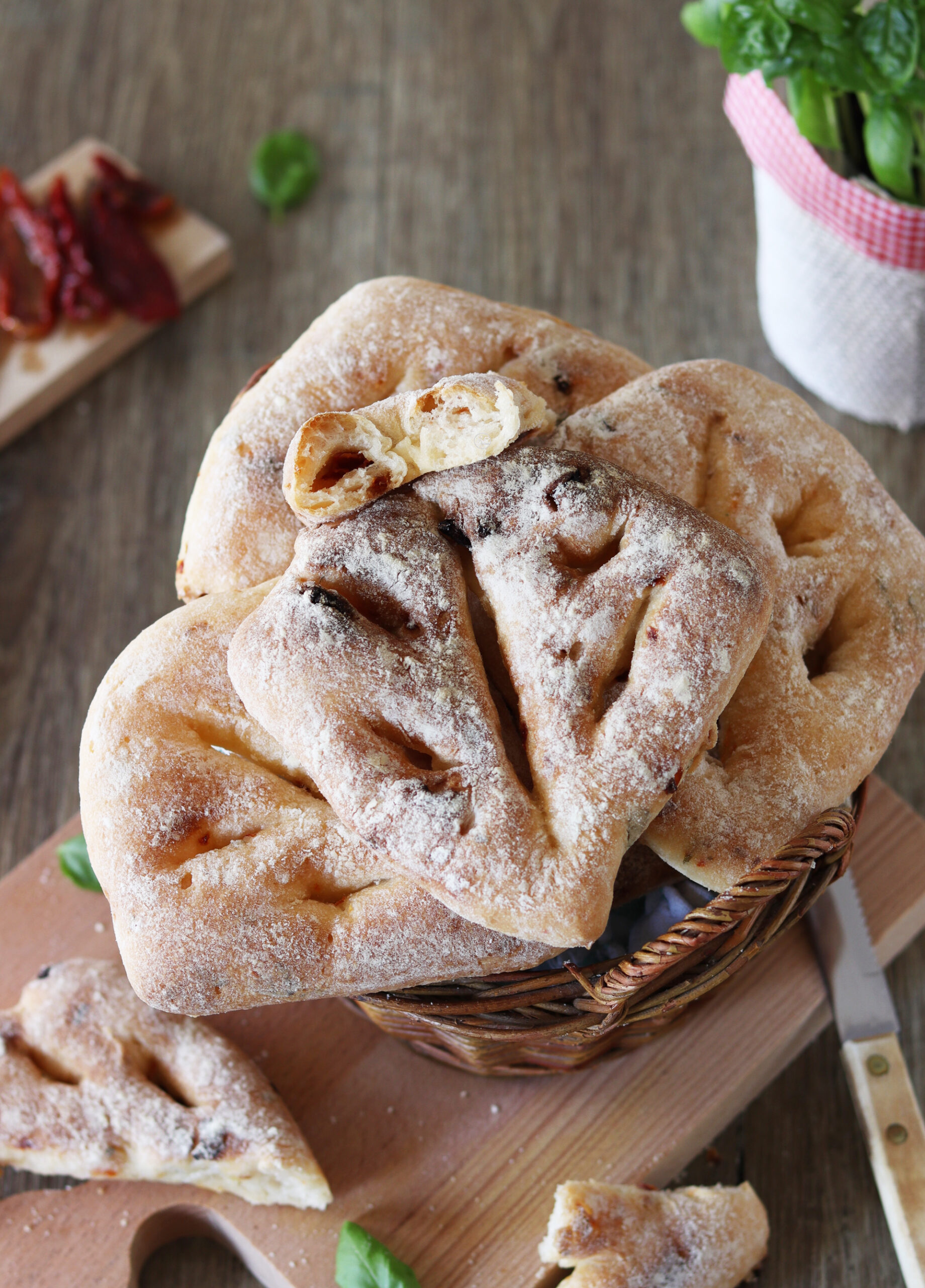 Mini fougasse senza glutine con Miscela Special Sugar Free - La Cassata Celiaca