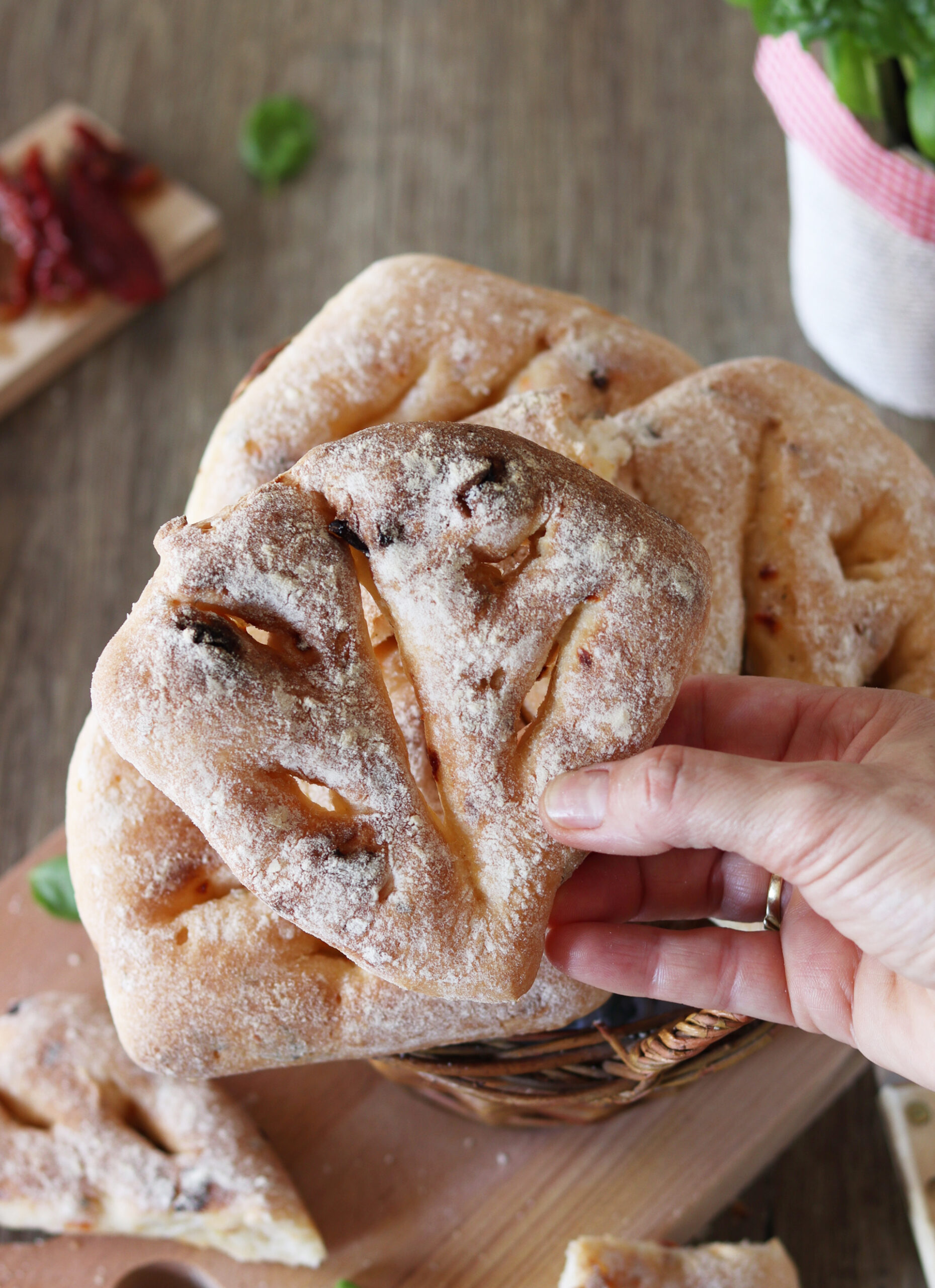 Mini fougasse senza glutine con Miscela Special Sugar Free - La Cassata Celiaca