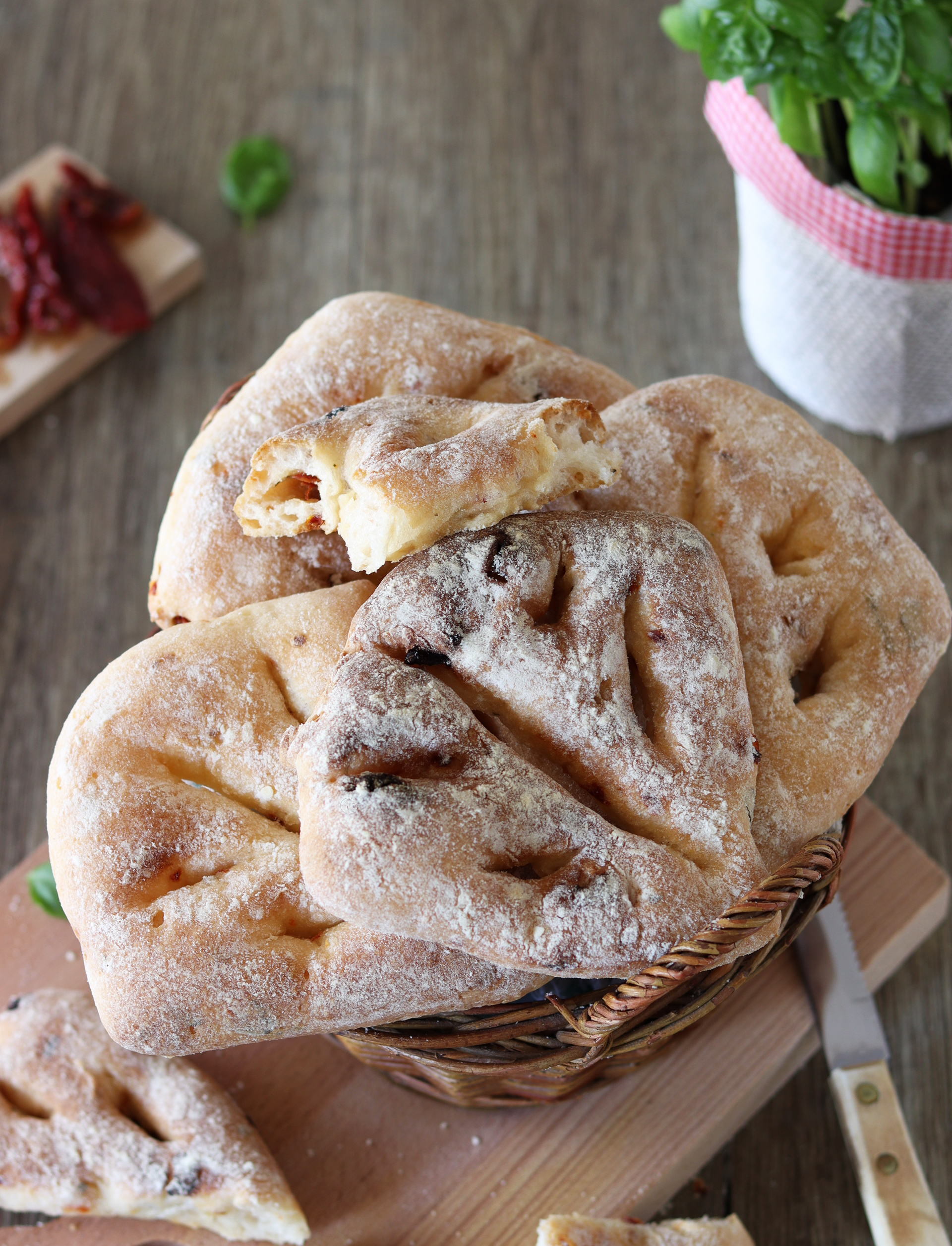 Mini fougasse senza glutine con Miscela Special Sugar Free - La Cassata Celiaca