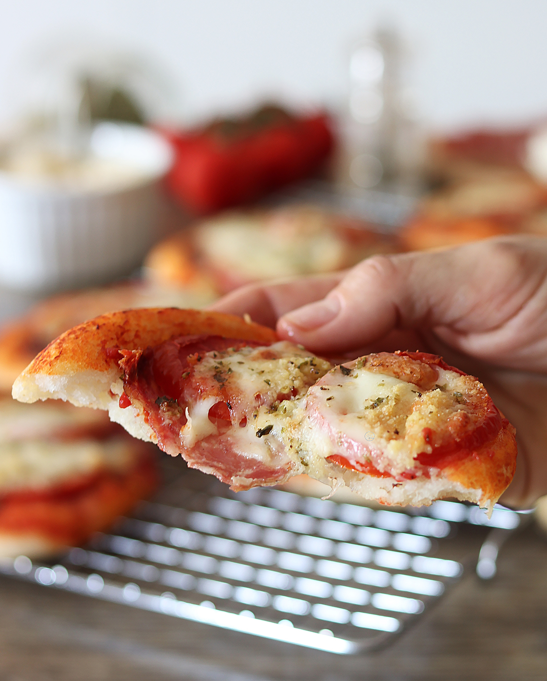 Pizzette al salame senza glutine - La Cassata Celiaca Pizzette al salame senza glutine - La Cassata Celiaca