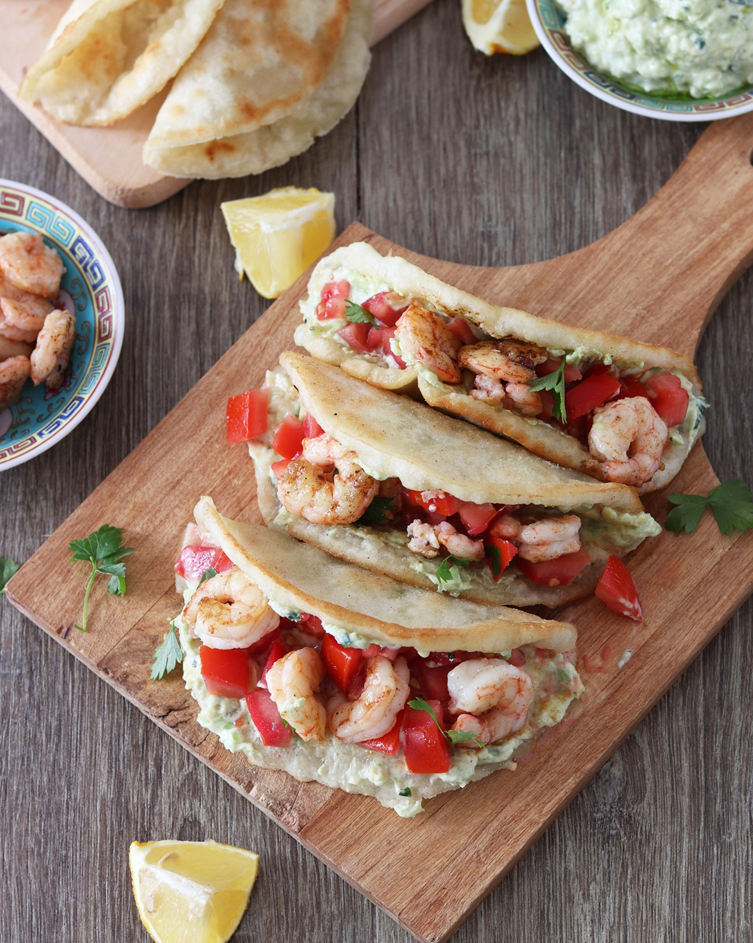Tacos senza glutine con avocado e gamberetti - La Cassata Celiaca Tacos senza glutine con avocado e gamberetti - La Cassata Celiaca
