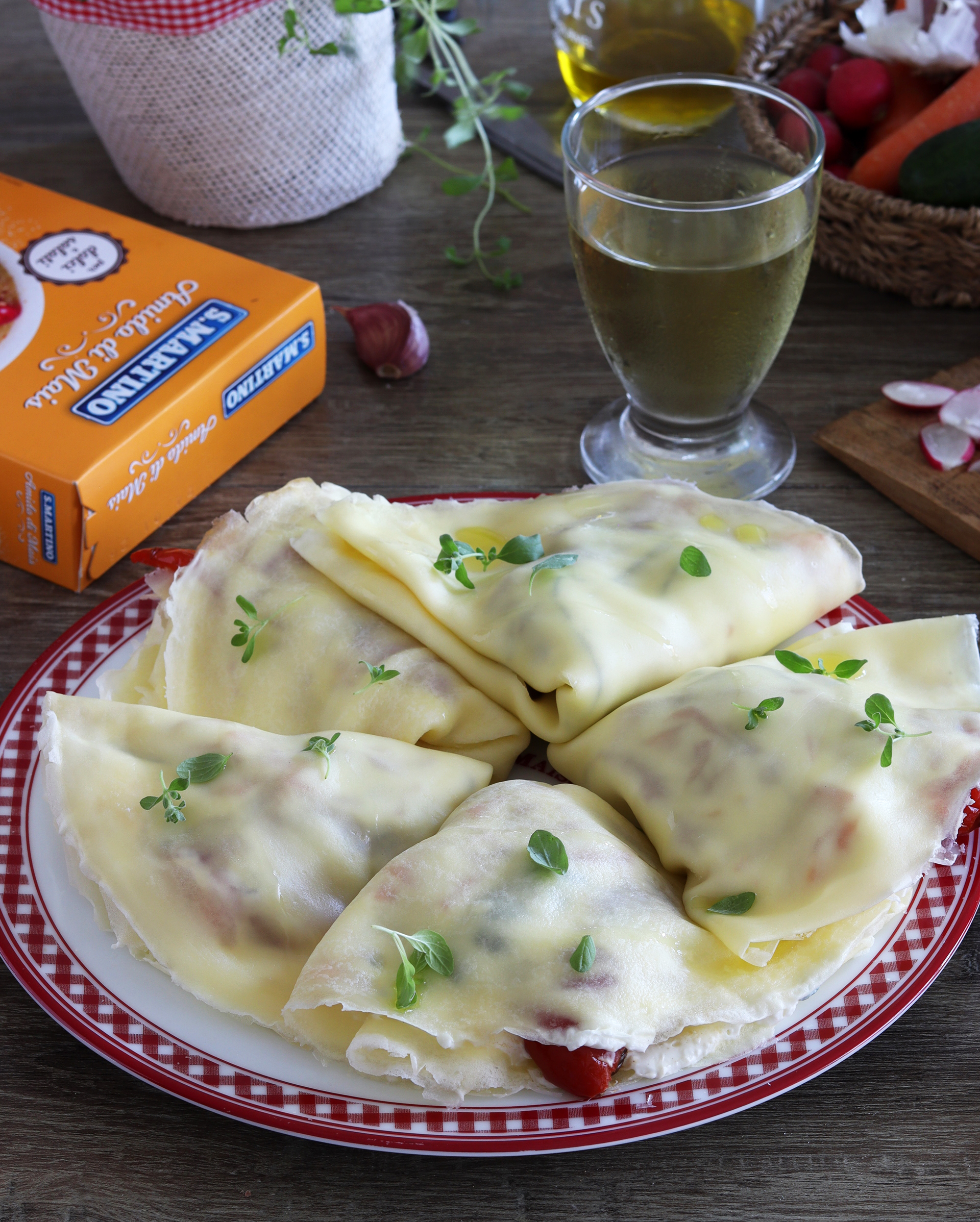 Crêpes salate senza glutine - La Cassata Celiaca Crêpes salate senza glutine - La Cassata Celiaca