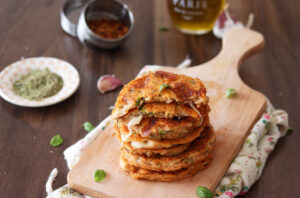 Pancakes salati senza glutine e senza burro - La Cassata Celiaca