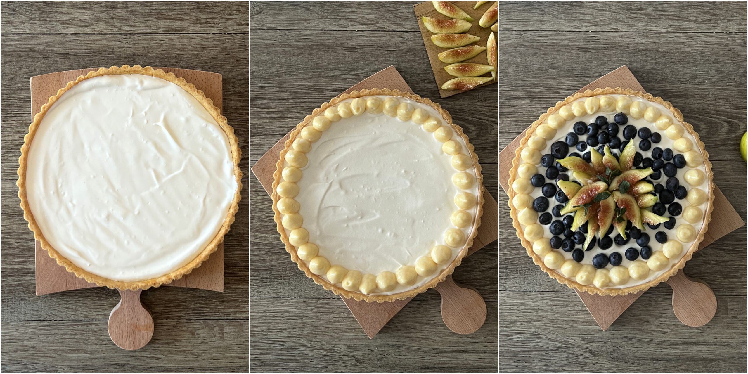 Tarte avec crème et fruits sans gluten - La Cassata Celiaca