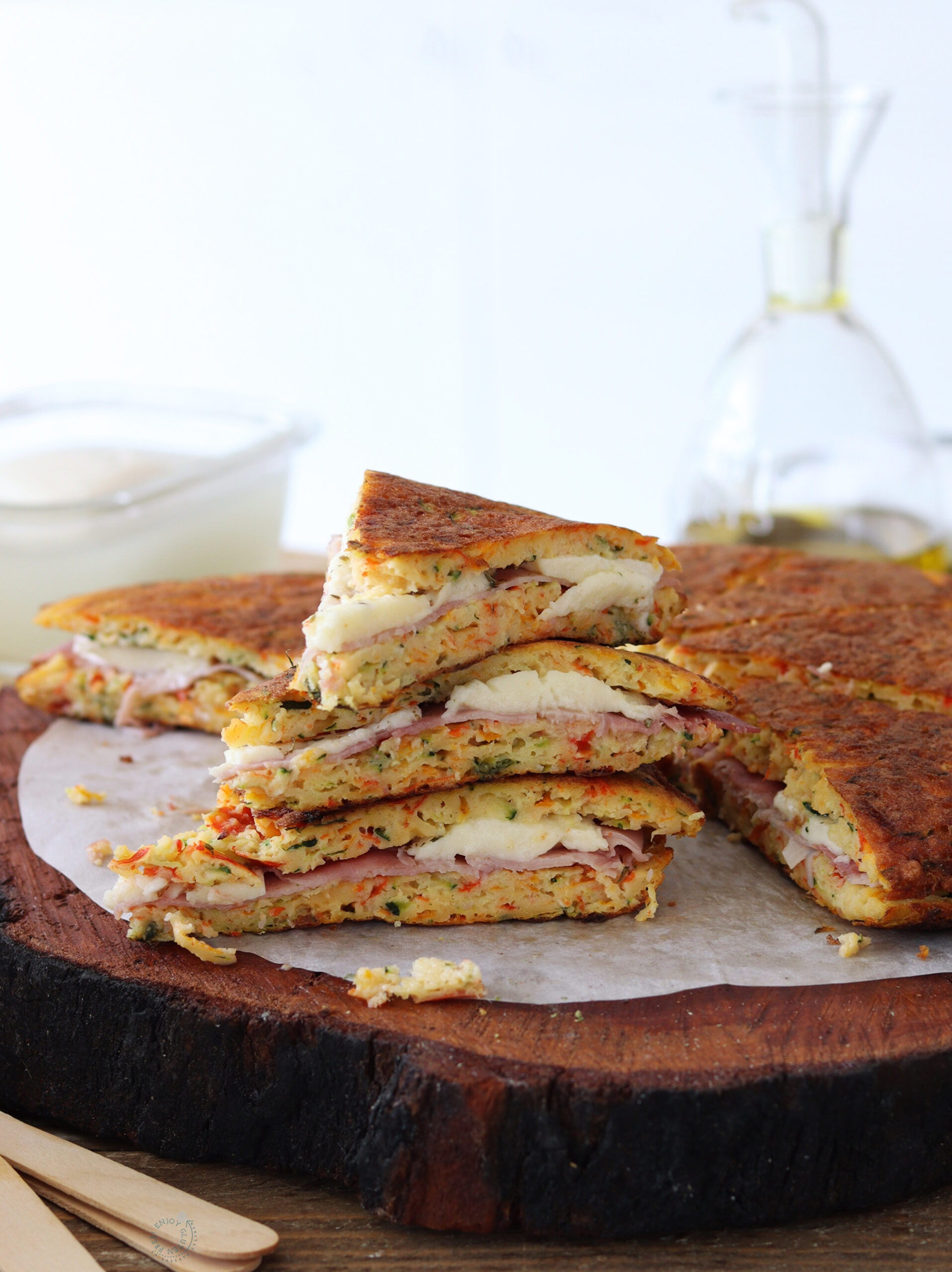Finta focaccia alle verdure senza glutine - La Cassata Celiaca Finta focaccia alle verdure senza glutine - La Cassata Celiaca