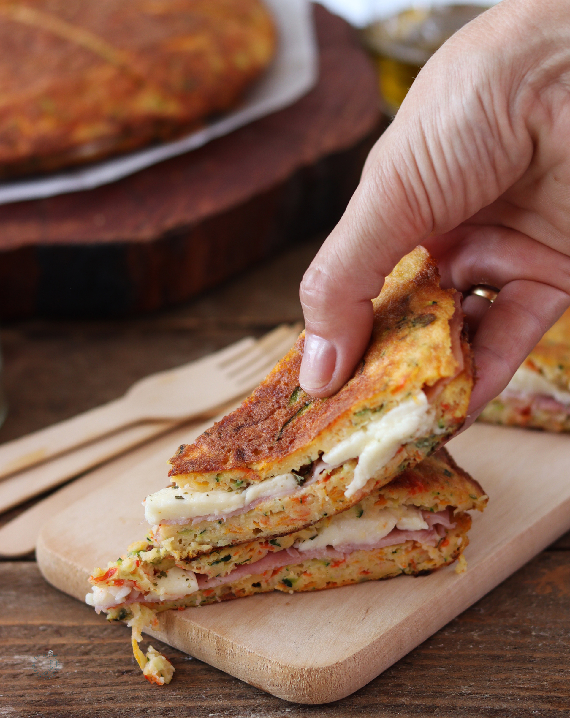 Finta focaccia alle verdure senza glutine - La Cassata Celiaca Finta focaccia alle verdure senza glutine - La Cassata Celiaca