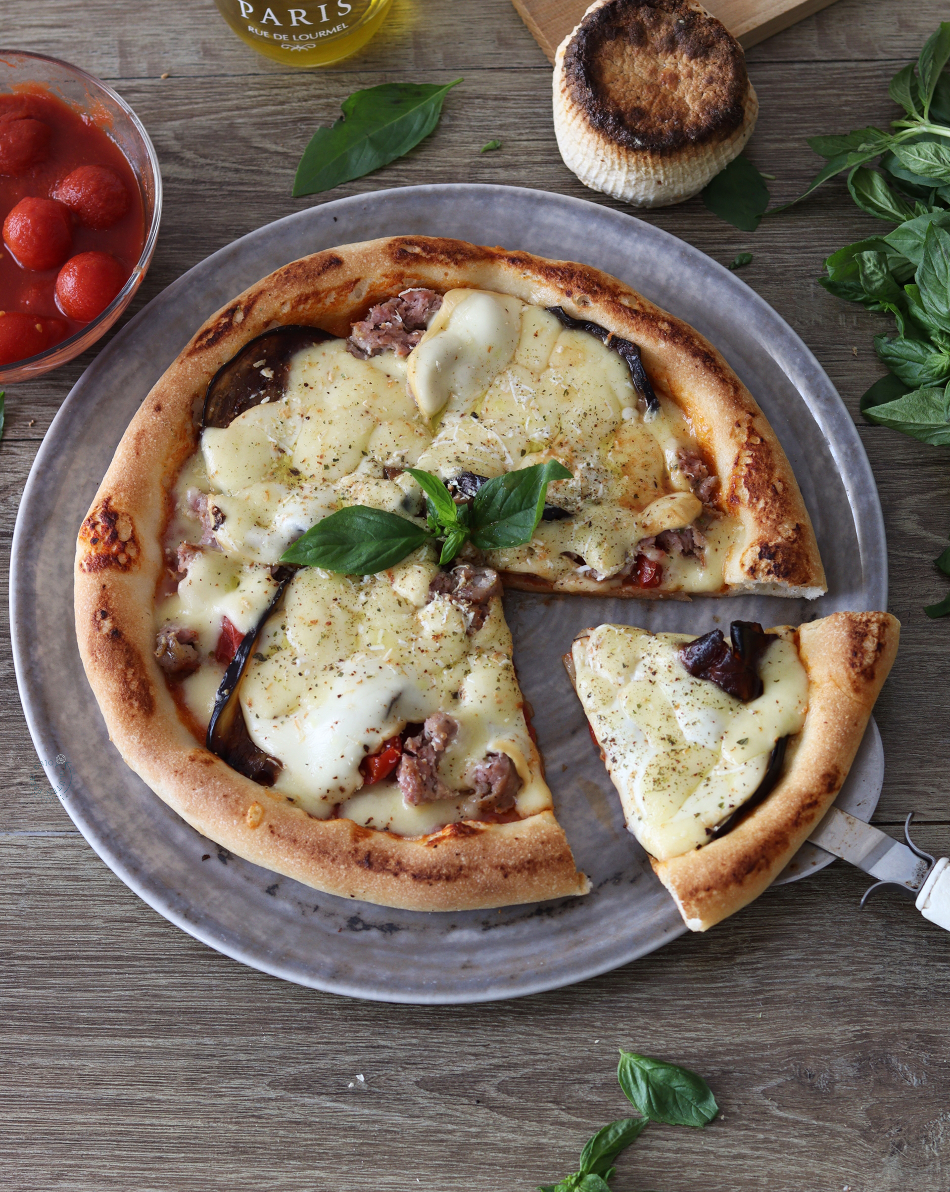 Pizza svergognata senza glutine con Oro Pizza - La Cassata Celiaca
