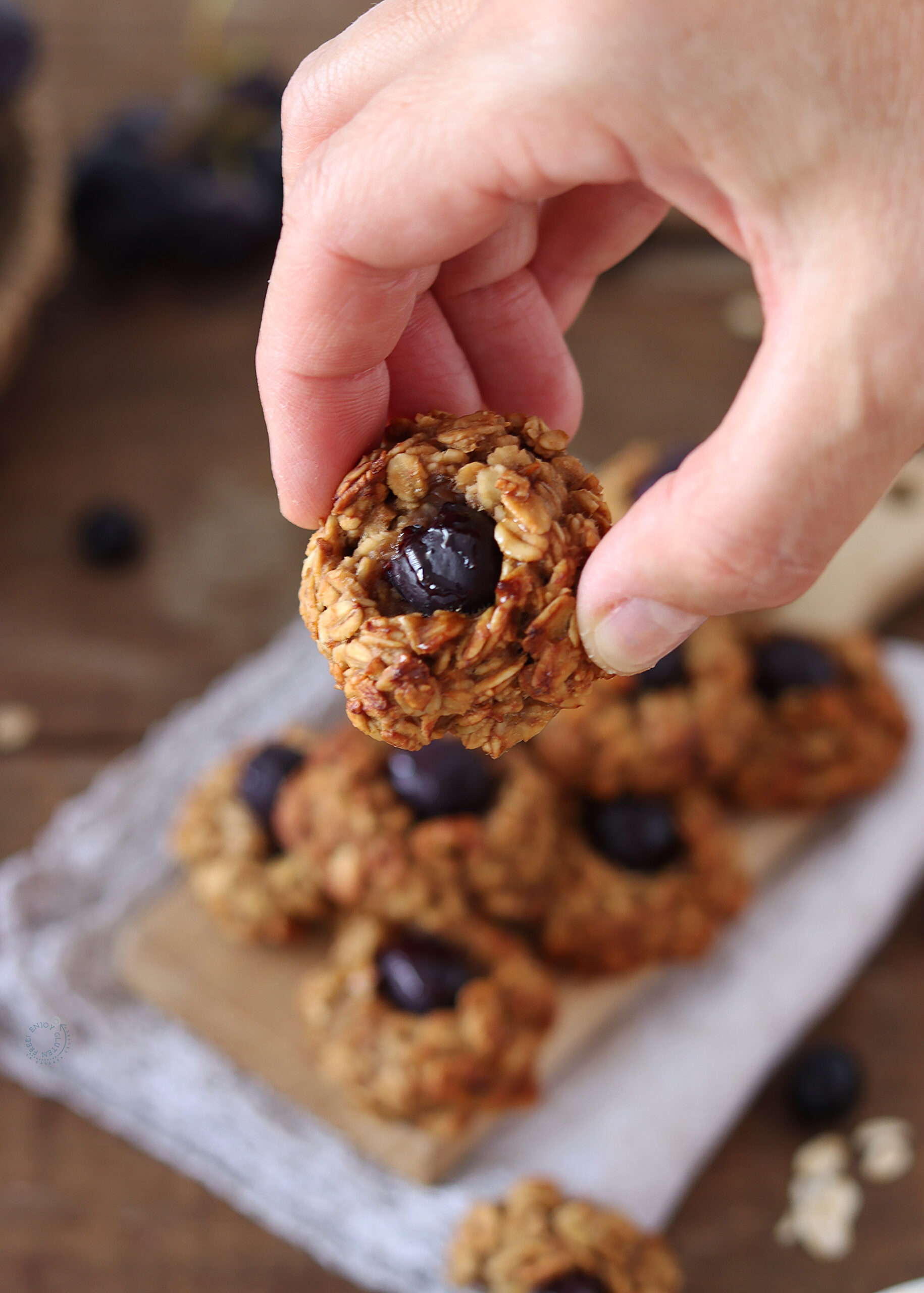 Biscottini all'uva senza glutine e senza uova - La Cassata Celiaca