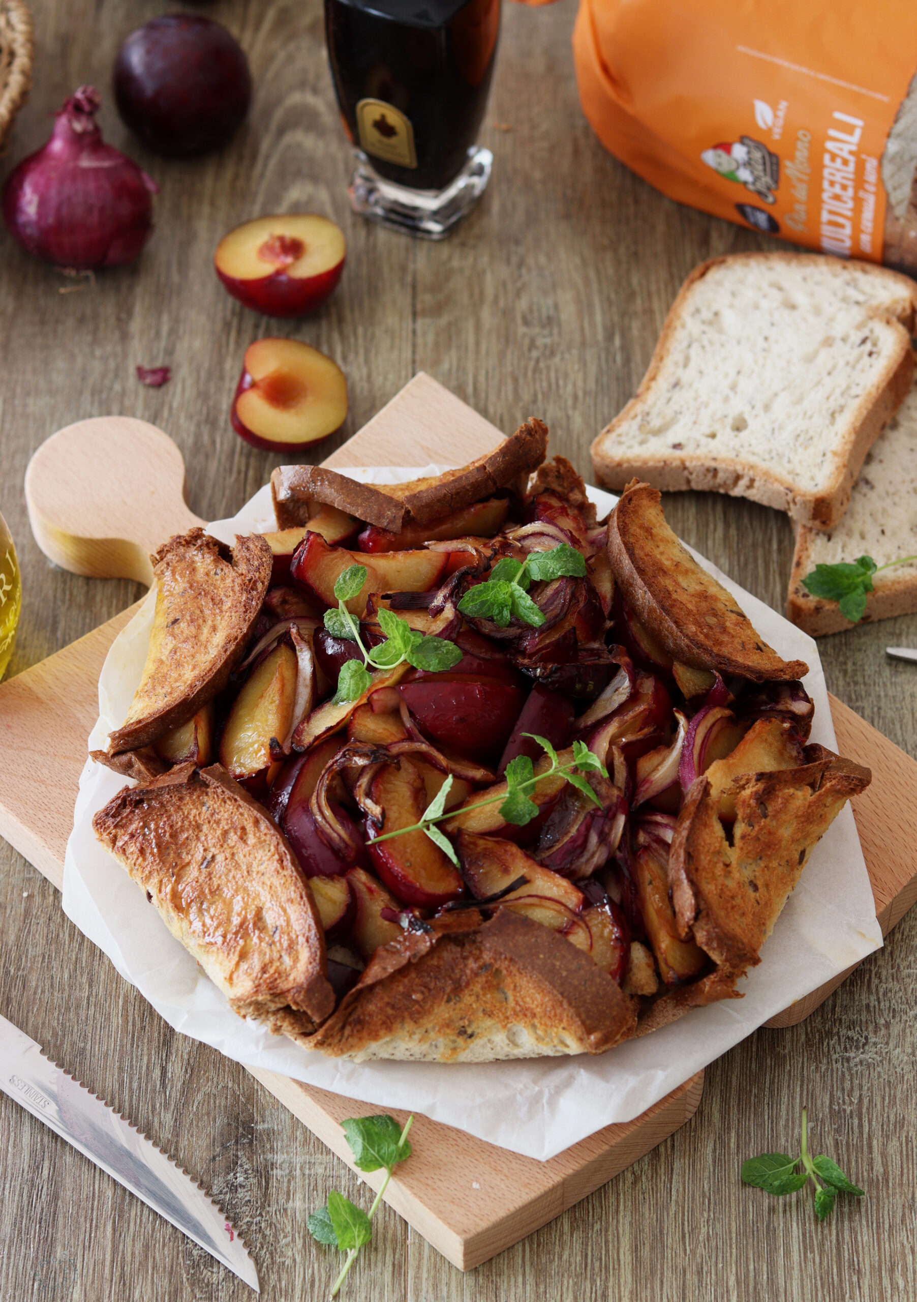 Galette con chutney di prugne senza glutine - La Cassata Celiaca 