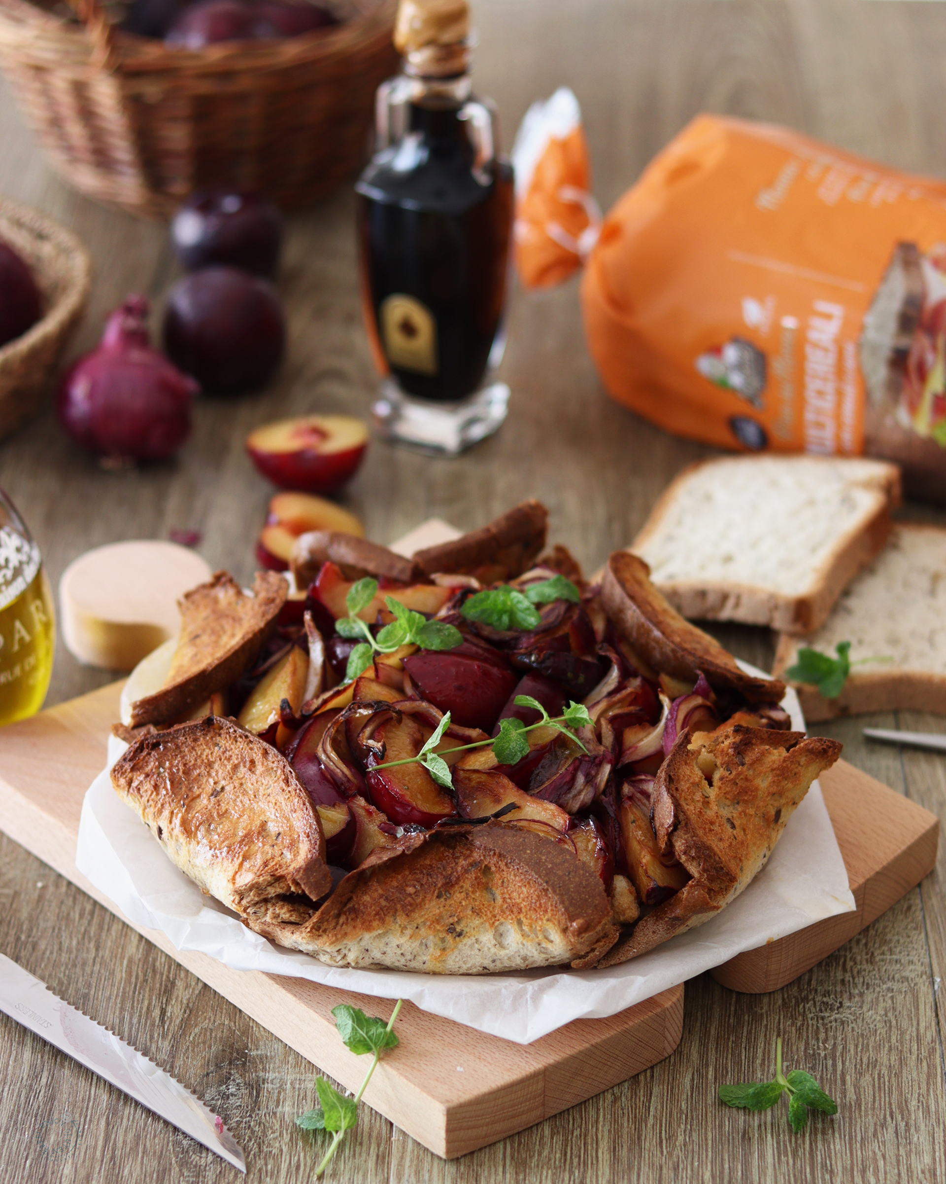 Galette con chutney di prugne senza glutine - La Cassata Celiaca 