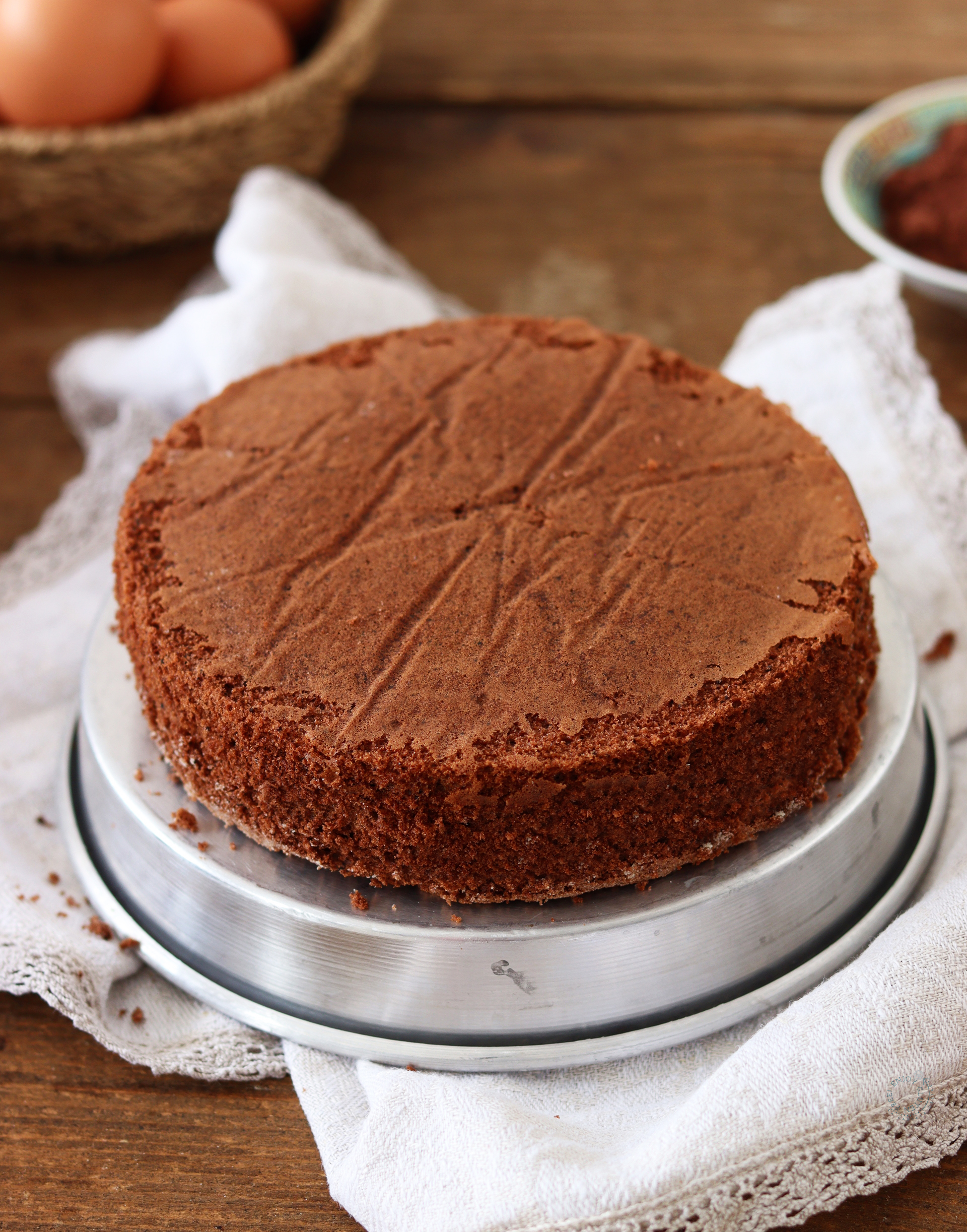 Pan di Spagna al cacao senza glutine - La Cassata Celiaca