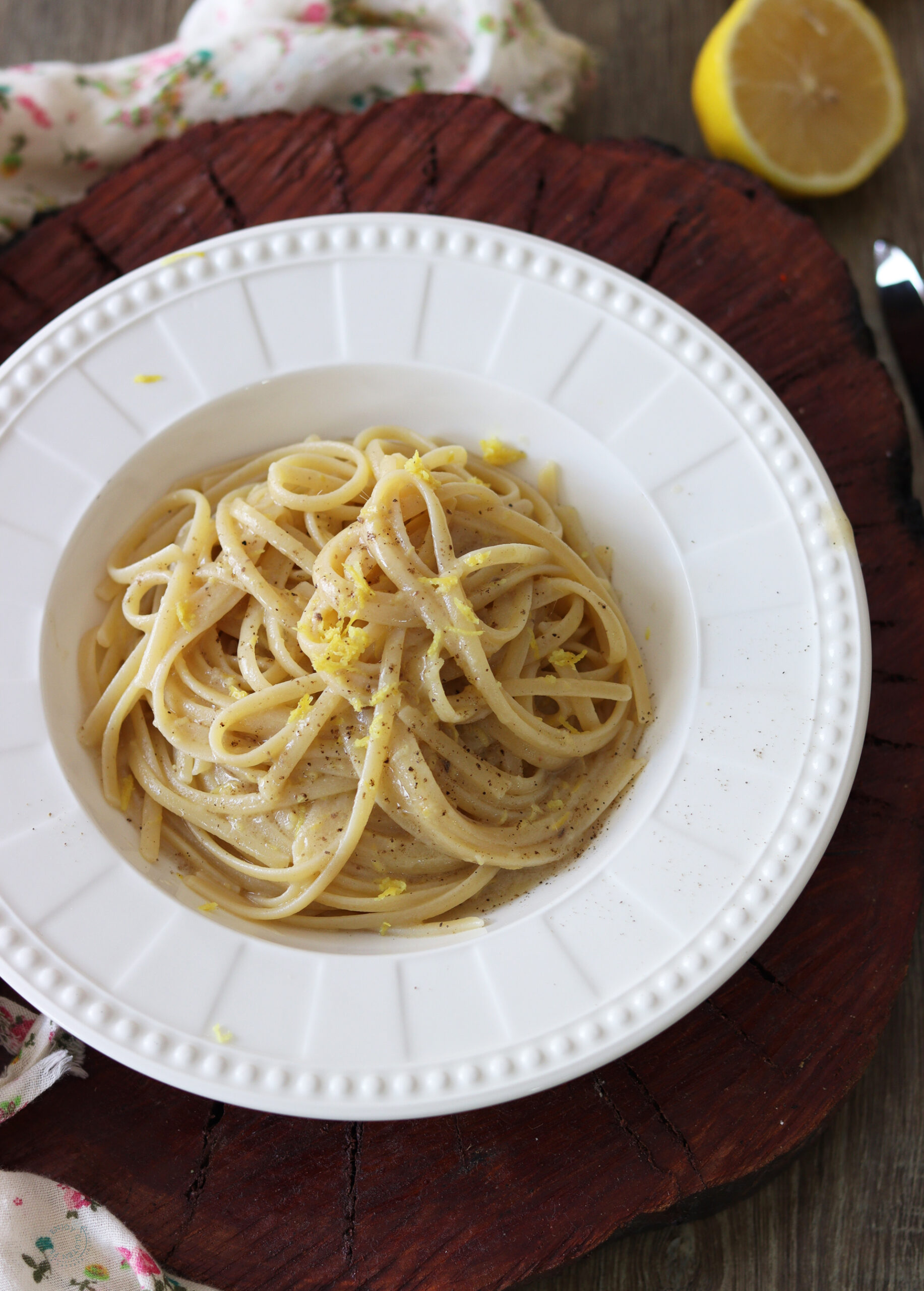 Spaghetti burro e alici senza glutine - La Cassata Celiaca