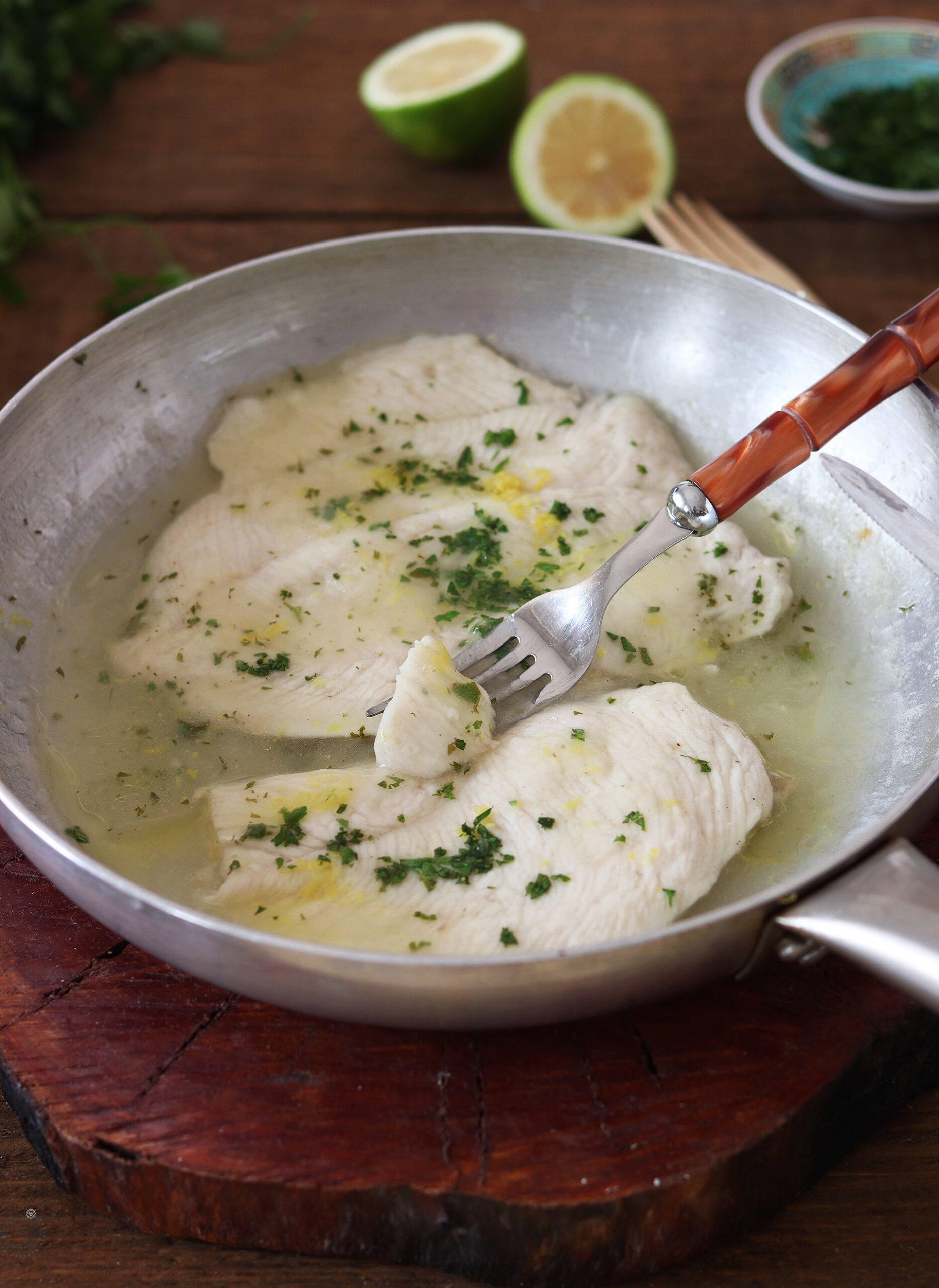 Escalope de poulet au citron - La Cassata Celiaca Scaloppine al limone - La Cassata Celiaca