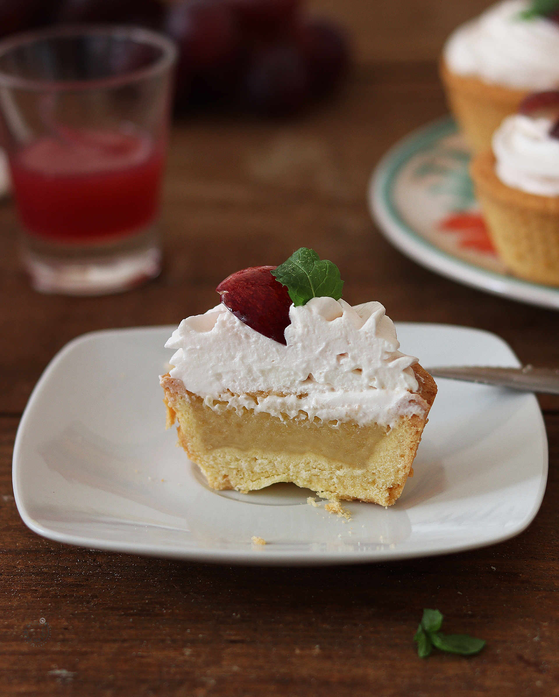 Crostatine con frangipane e uva senza glutine - La Cassata Celiaca Crostatine con frangipane e uva senza glutine - La Cassata Celiaca