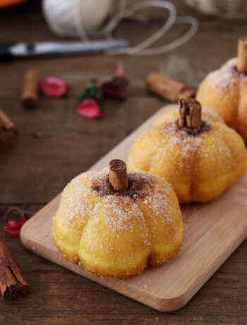 Bomboloni alla zucca senza glutine con Oro Pàn Riso - La Cassata Celiaca