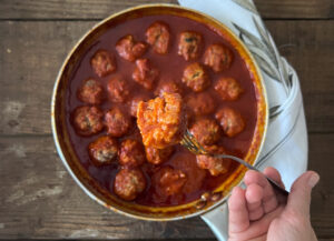 Boulettes de viande à la sauce tomate - La Cassata Celiaca