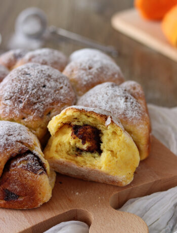 Pan Brioche alla zucca con Oro Brioches senza glutine - La Cassata Celiaca