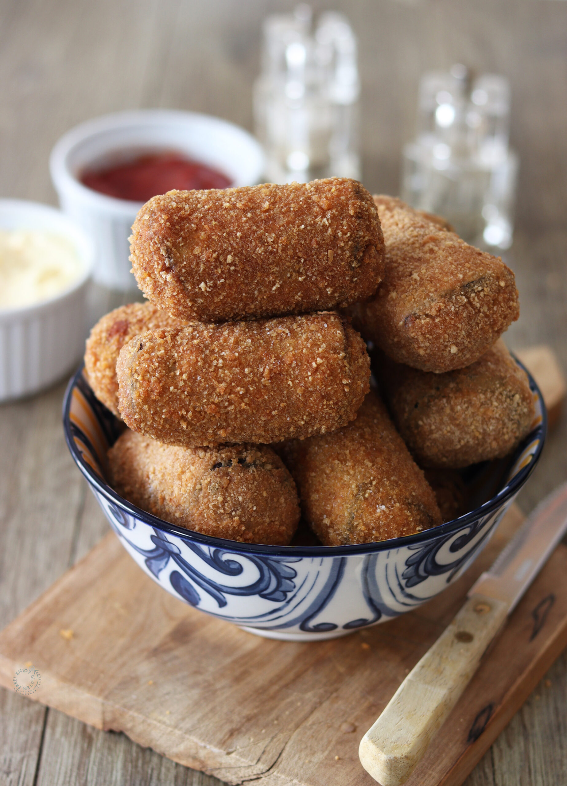Croquettes d'aubergine et de viande - La Cassata Celiaca Croquettes d'aubergine et de viande - La Cassata Celiaca